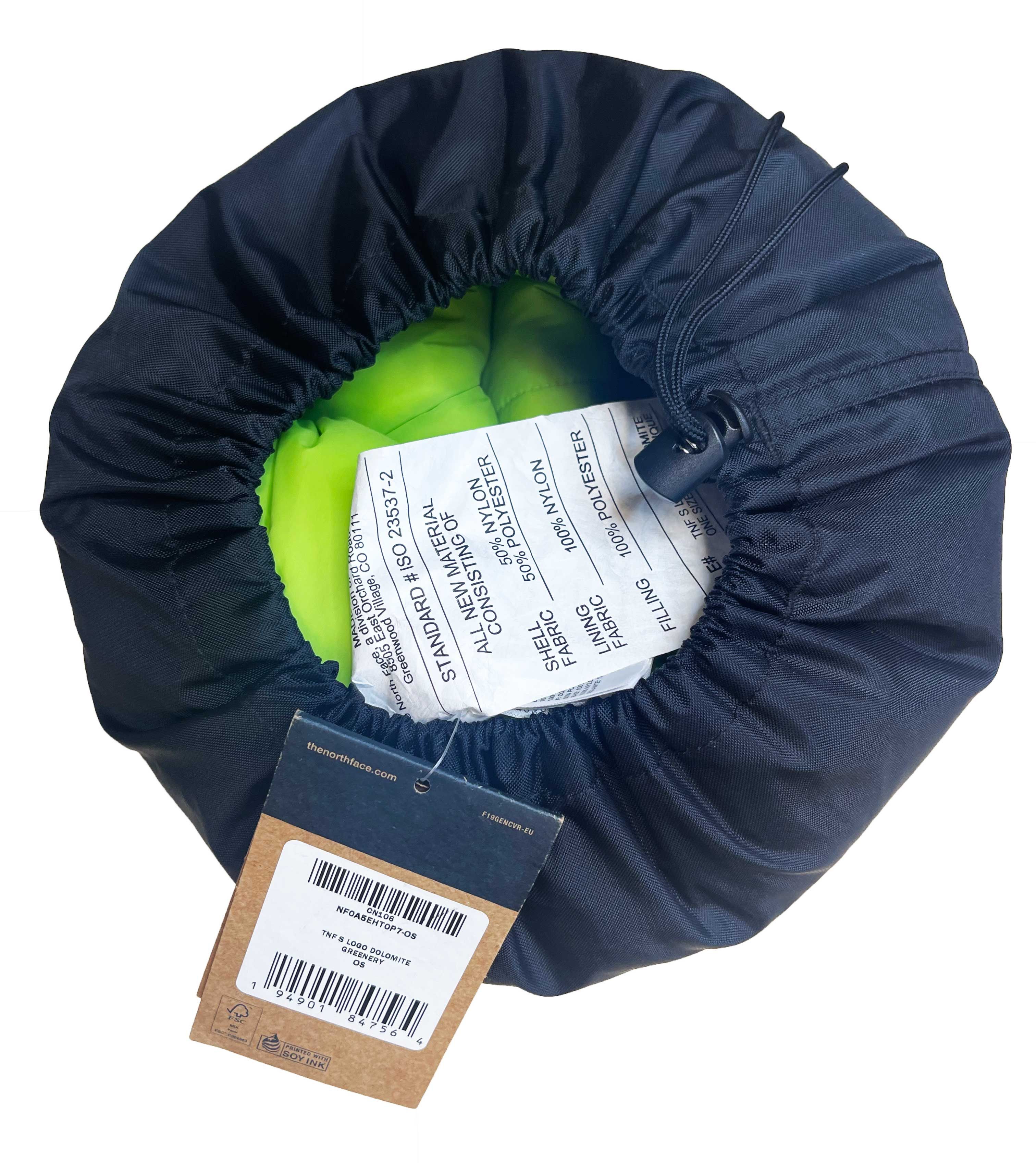 Supreme × The North Face Supreme The North Face Logo Dolomite Sleeping Bag Lime Size ONE SIZE - 4 Thumbnail