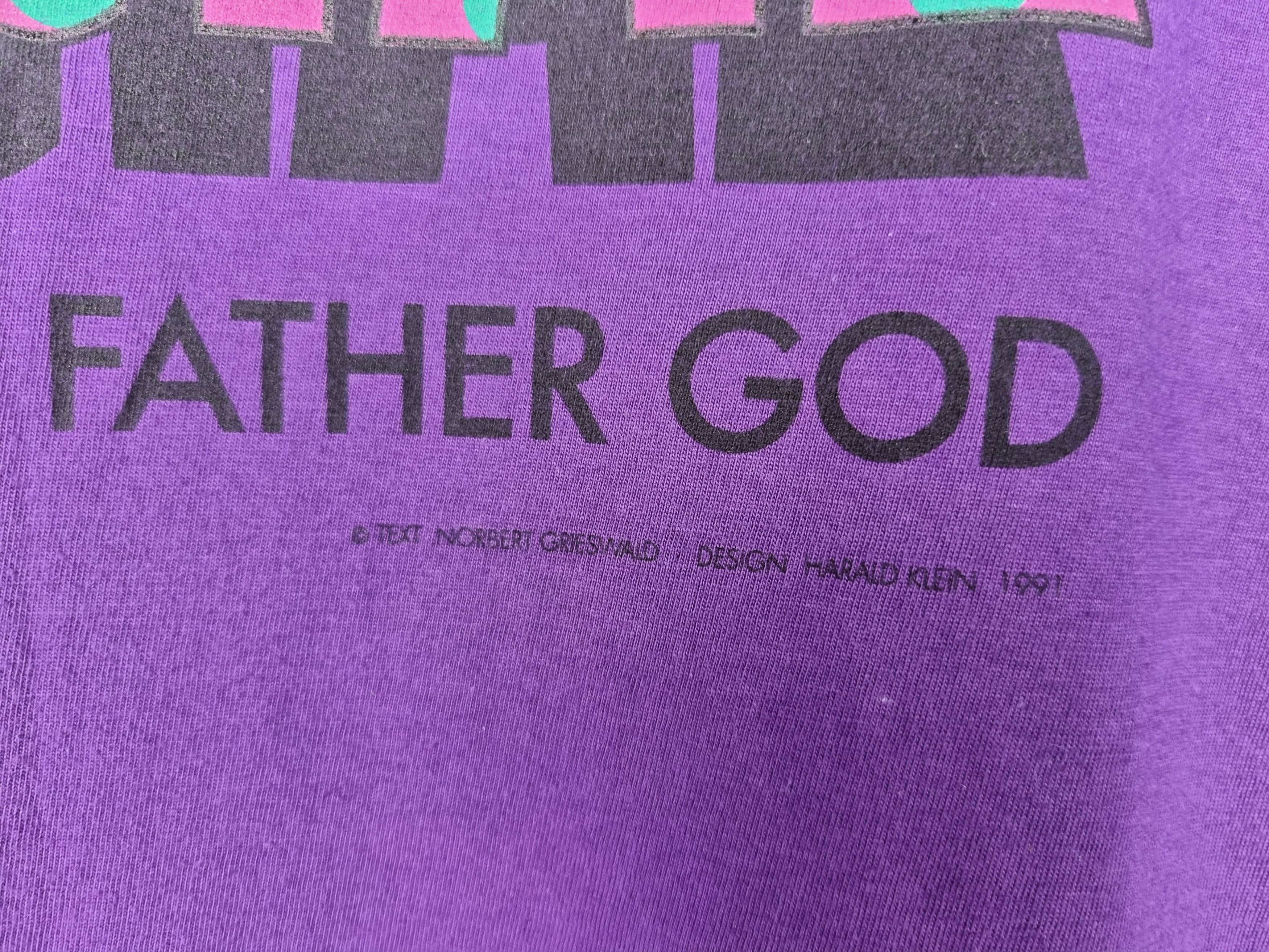 Vintage 1991 SINGLE STITCH I Am SPECIAL GOD TEE Size US L / EU 52-54 / 3 - 5 Thumbnail