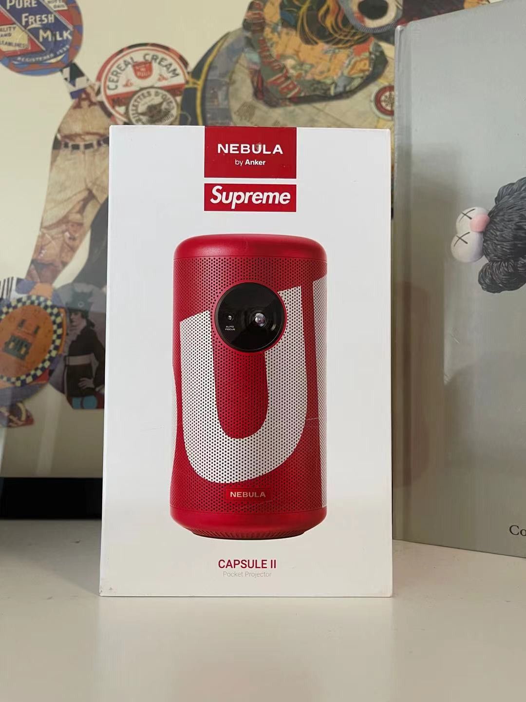 🔥SUPREME Anker Nebula Capsule 2 II Projector - Red🔥