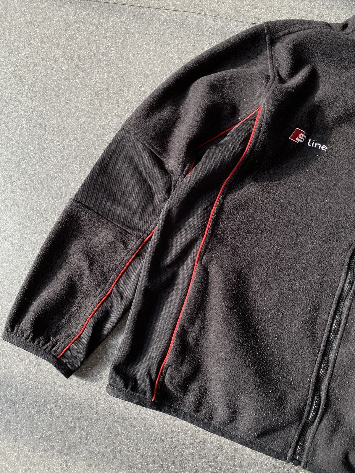 Audi × Vintage Vintage Audi S Line Zip Fleece Light Jacket Size US XXL / EU 58 / 5 - 2 Thumbnail