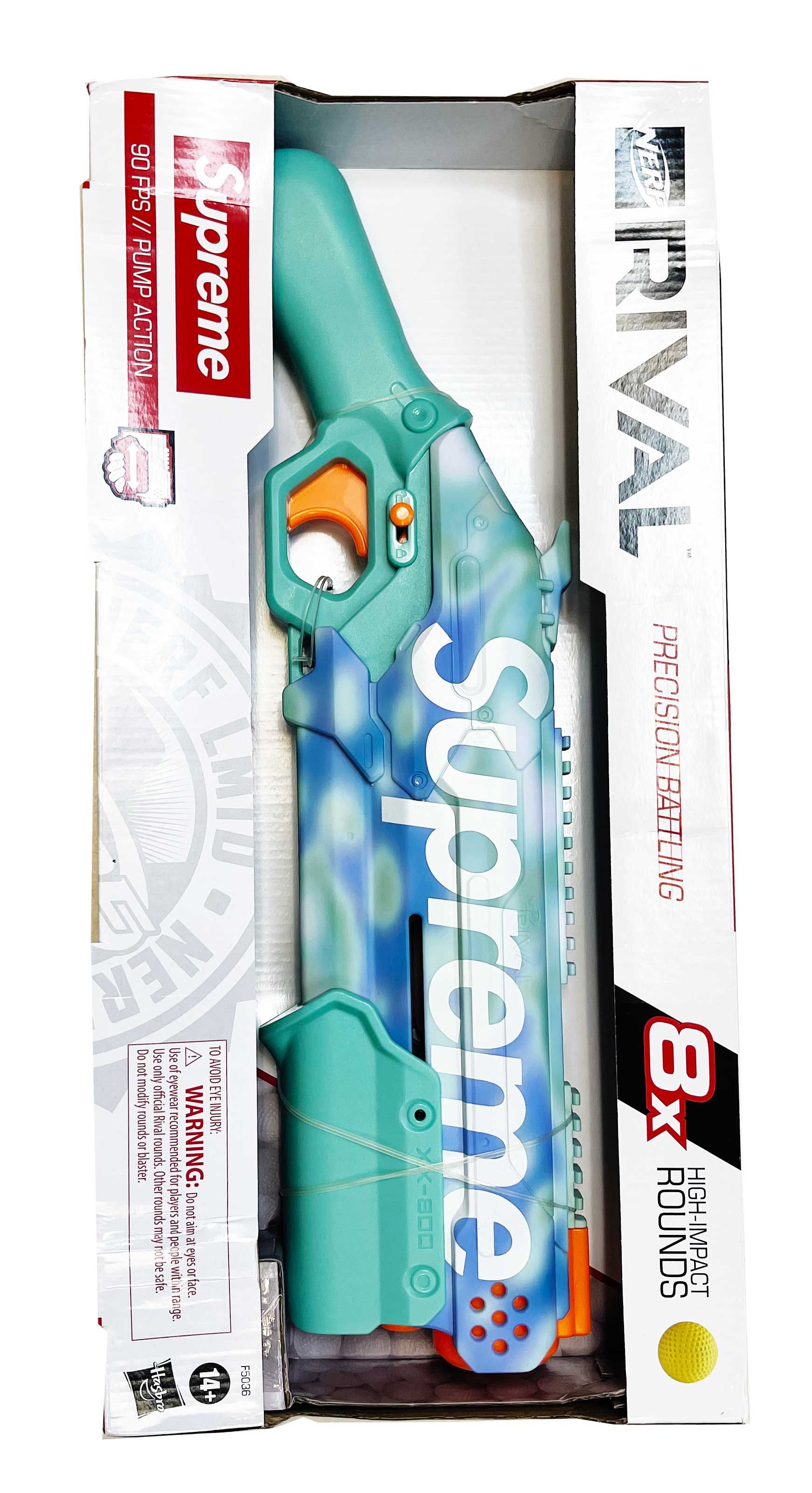 Supreme Nerf Rival Takedown Blaster Blue