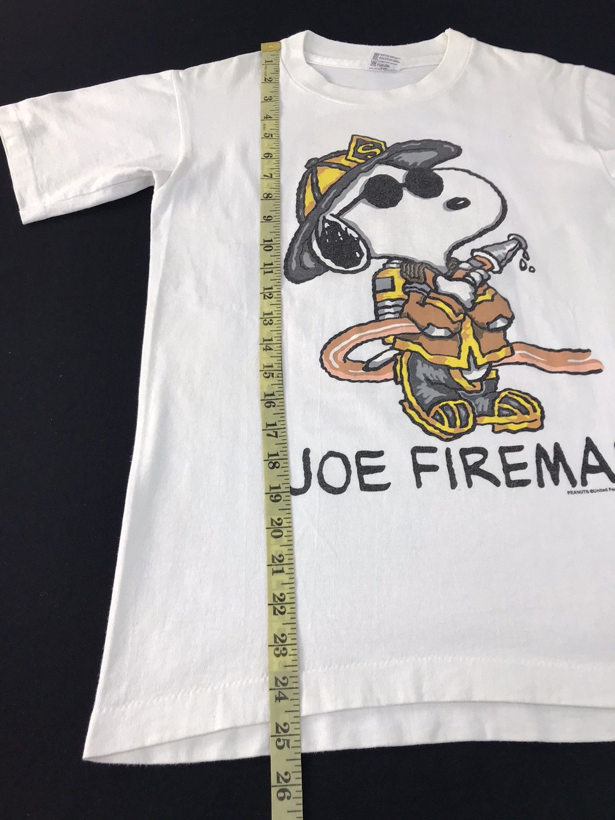Peanuts × Vintage Joe Fireman Peanuts Features Syndicate Big Printed Tee Size US S / EU 44-46 / 1 - 9 Thumbnail