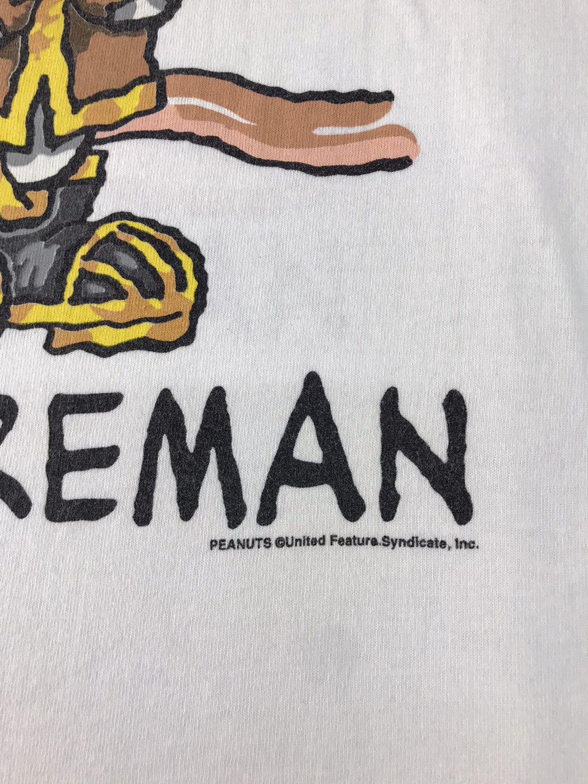 Peanuts × Vintage Joe Fireman Peanuts Features Syndicate Big Printed Tee Size US S / EU 44-46 / 1 - 5 Thumbnail