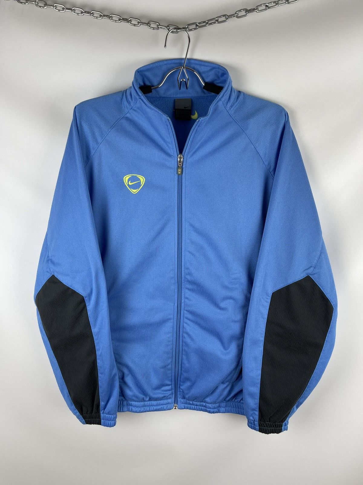 Nike Nike vintage y2k blue double swoosh logo track top jacket Size US L / EU 52-54 / 3 - 1 Thumbnail