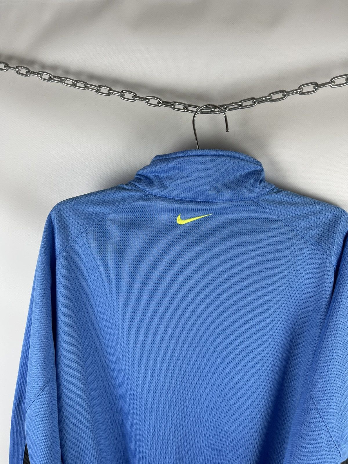 Nike Nike vintage y2k blue double swoosh logo track top jacket Size US L / EU 52-54 / 3 - 9 Thumbnail
