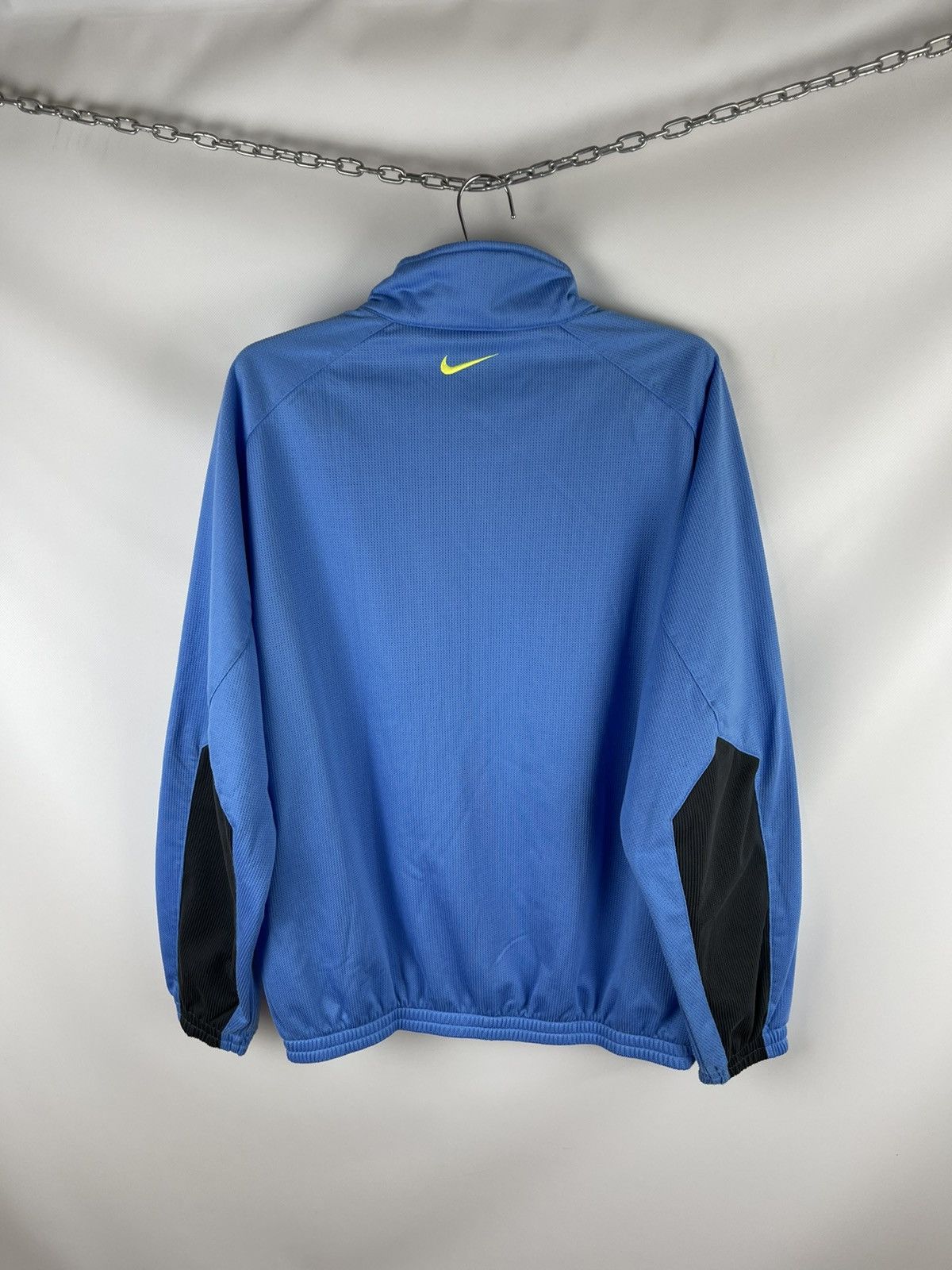 Nike Nike vintage y2k blue double swoosh logo track top jacket Size US L / EU 52-54 / 3 - 8 Thumbnail