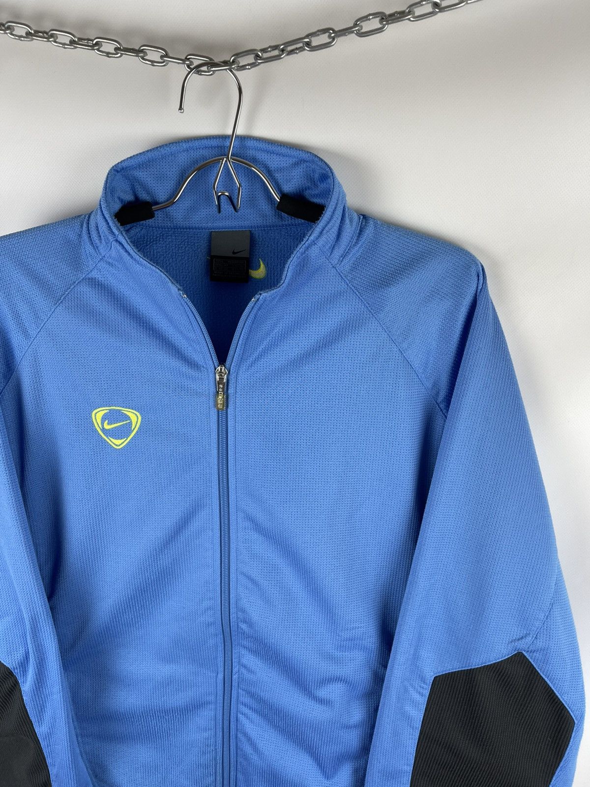 Nike Nike vintage y2k blue double swoosh logo track top jacket Size US L / EU 52-54 / 3 - 5 Thumbnail