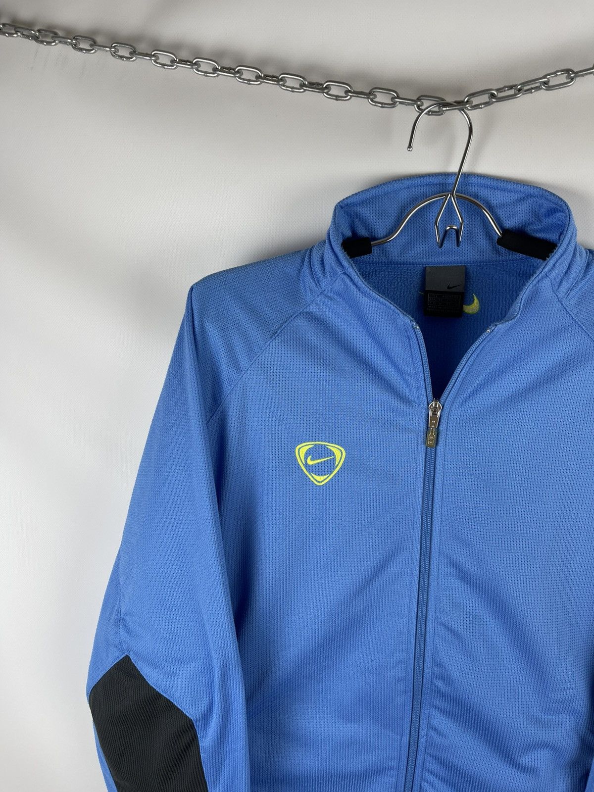 Nike Nike vintage y2k blue double swoosh logo track top jacket Size US L / EU 52-54 / 3 - 2 Thumbnail