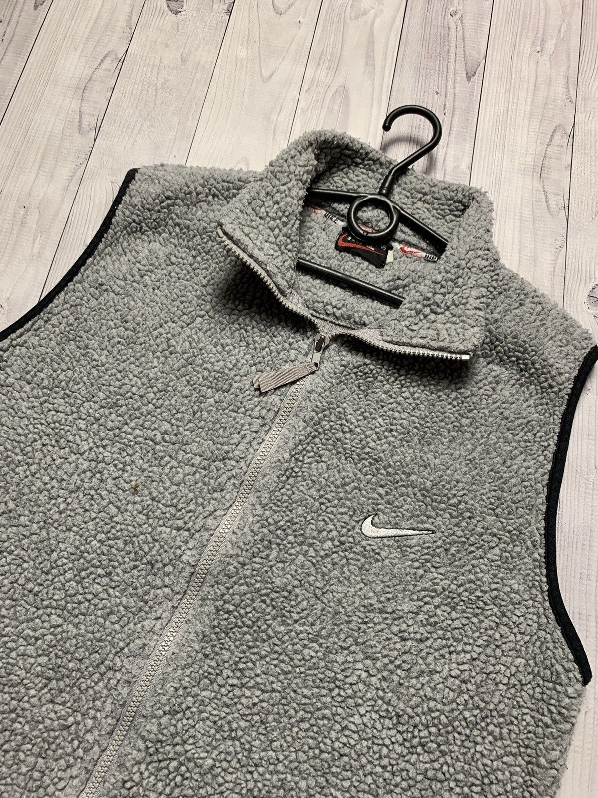 Nike × Vintage Vintage Nike fleece vest size S logo Sherpa Size US S / EU 44-46 / 1 - 2 Thumbnail
