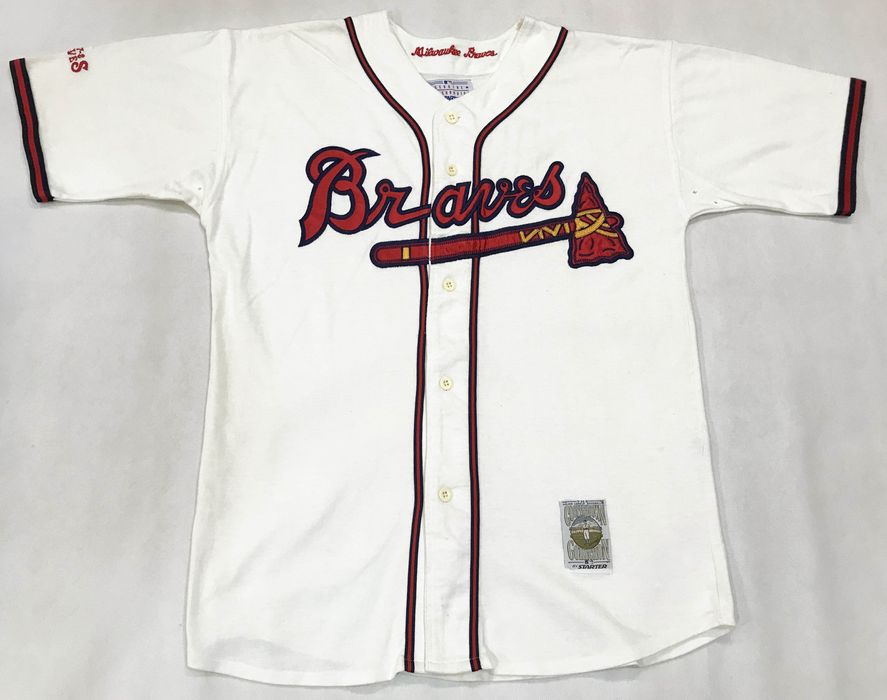 Vintage 90s Atlanta Braves Starter MLB Jersey Size Medium- Rare