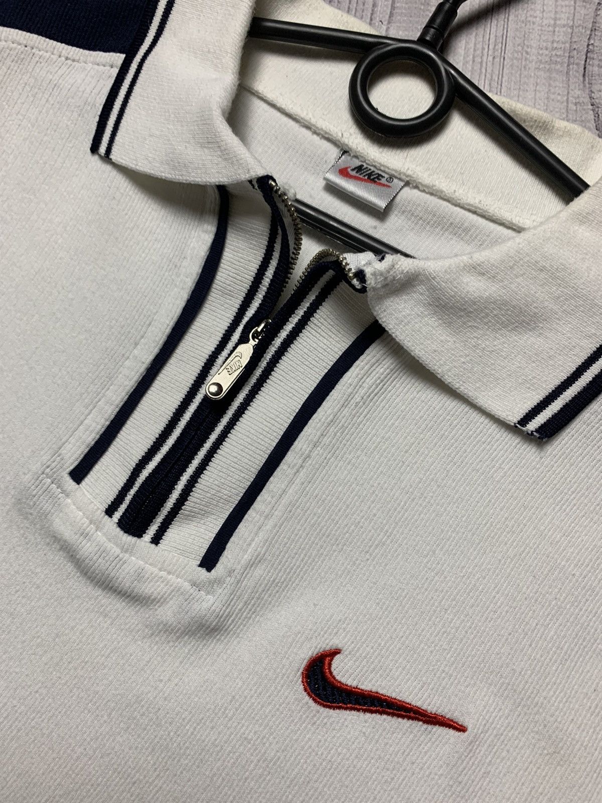 Nike × Vintage Vintage polo Nike logo swoosh rare size L Size US L / EU 52-54 / 3 - 4 Thumbnail