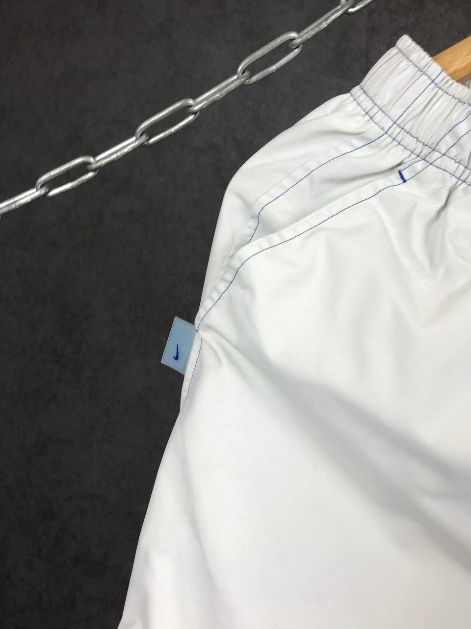 Nike × Vintage Nike swoosh streetwear vintage shorts Size US 30 / EU 46 - 3 Thumbnail