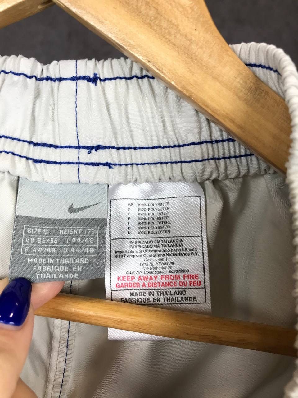 Nike × Vintage Nike swoosh streetwear vintage shorts Size US 30 / EU 46 - 4 Thumbnail