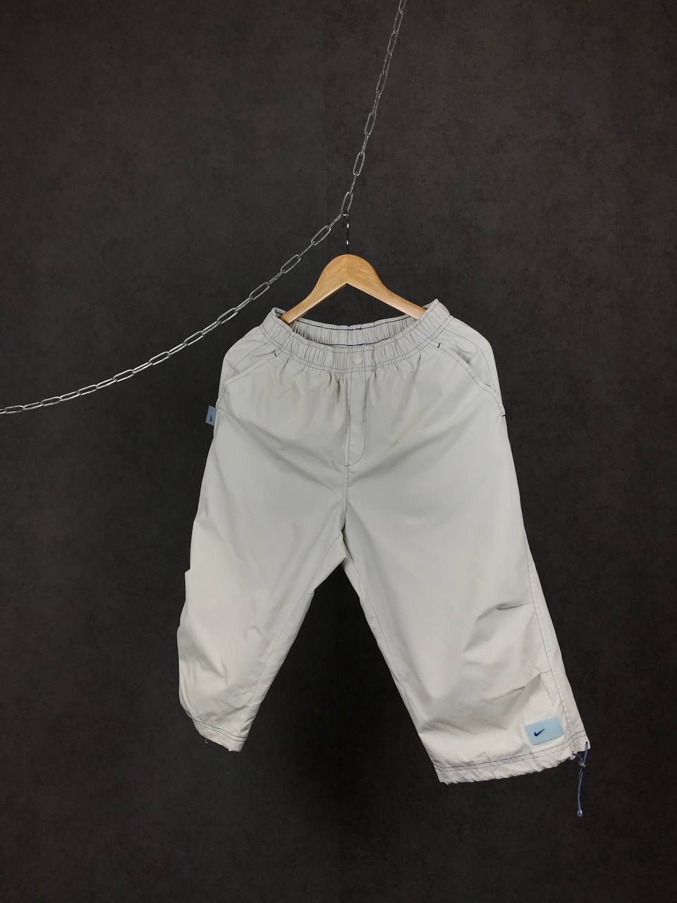 Nike × Vintage Nike swoosh streetwear vintage shorts Size US 30 / EU 46 - 1 Thumbnail