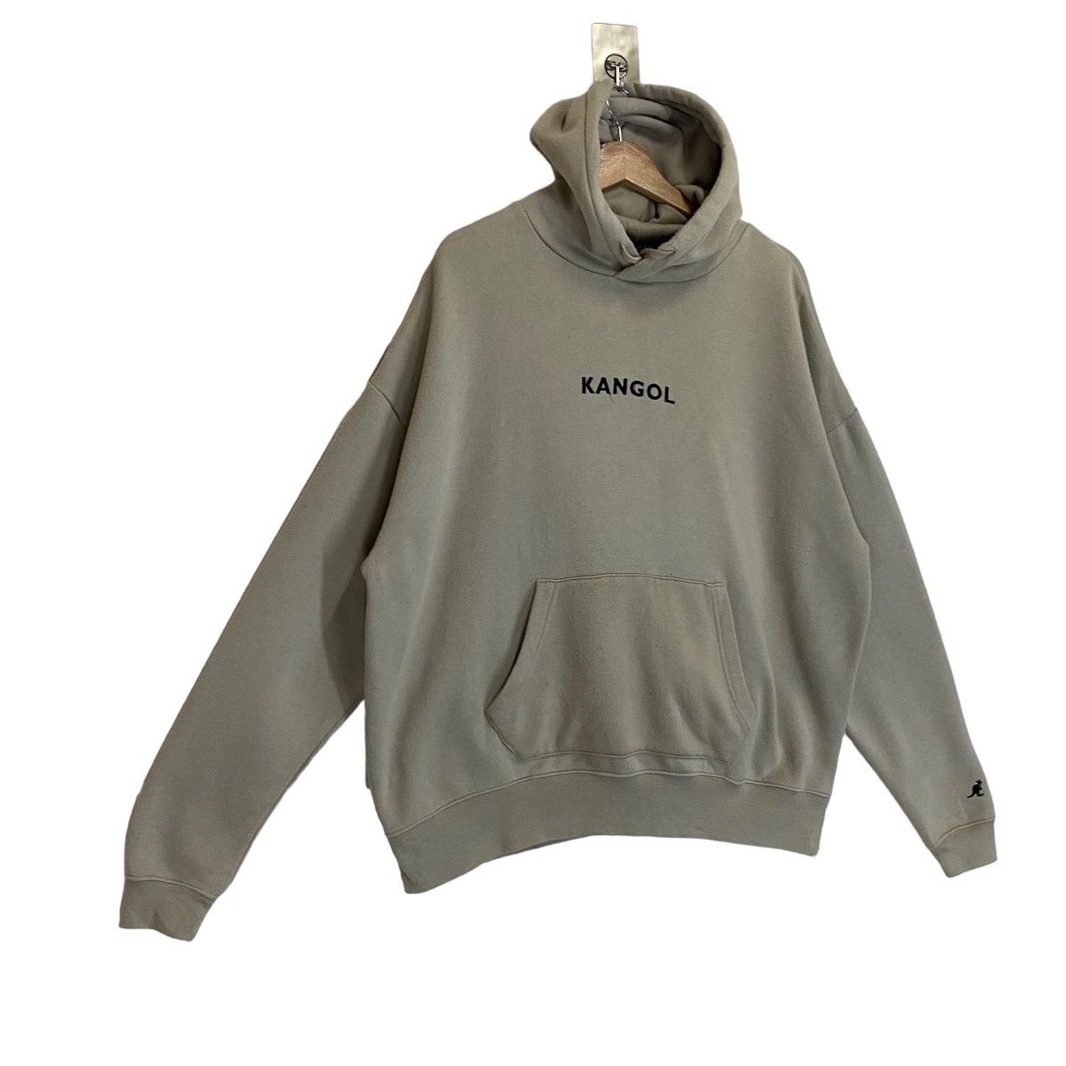 Kangol × Vintage Vintage 90s Kangol Small Logo Baggy Hoodie Size M Size US M / EU 48-50 / 2 - 2 Thumbnail
