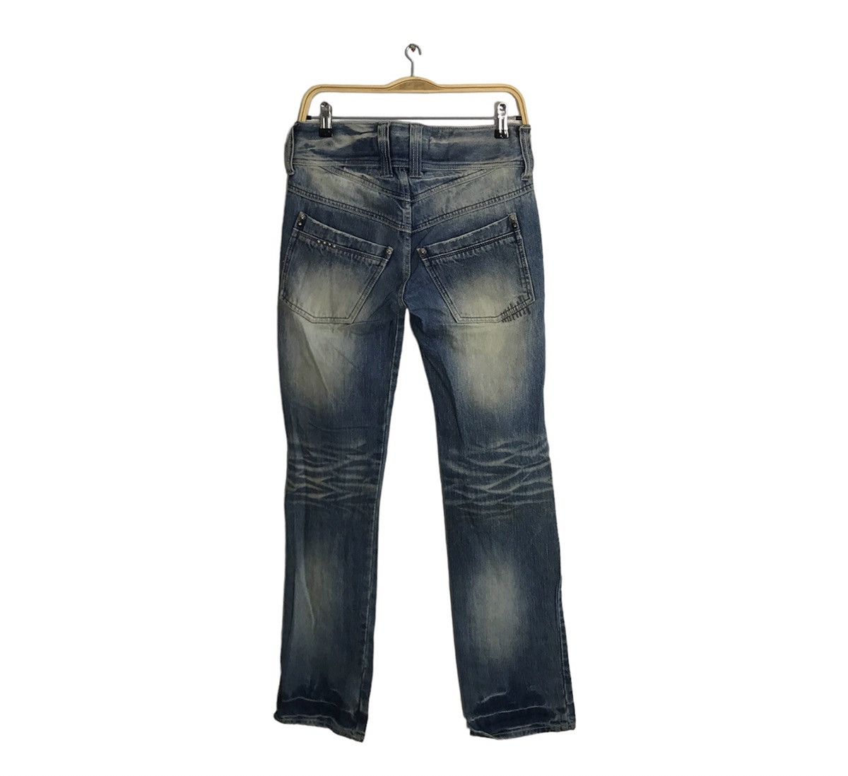 Japanese Brand Cook Jeans Straight Cut High Rise Denim Pants Size US 30 / EU 46 - 2 Thumbnail