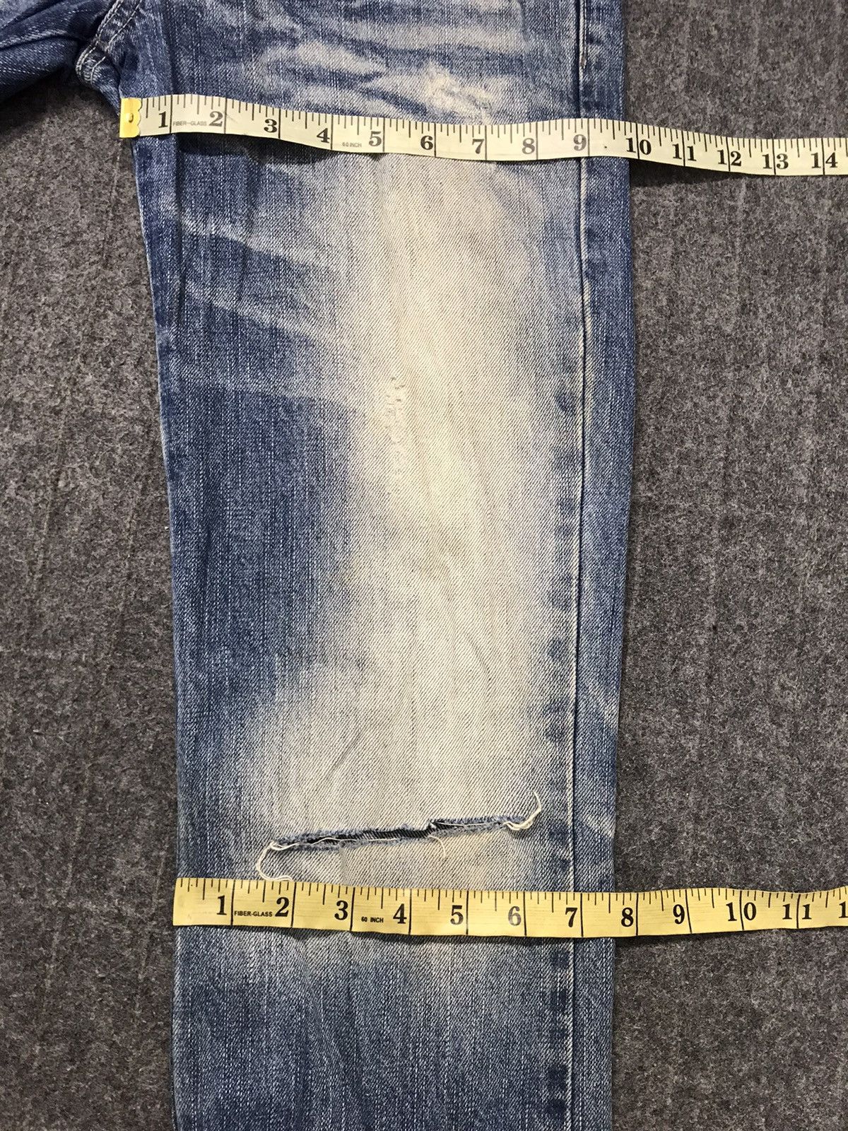 Japanese Brand Cook Jeans Straight Cut High Rise Denim Pants Size US 30 / EU 46 - 12 Thumbnail