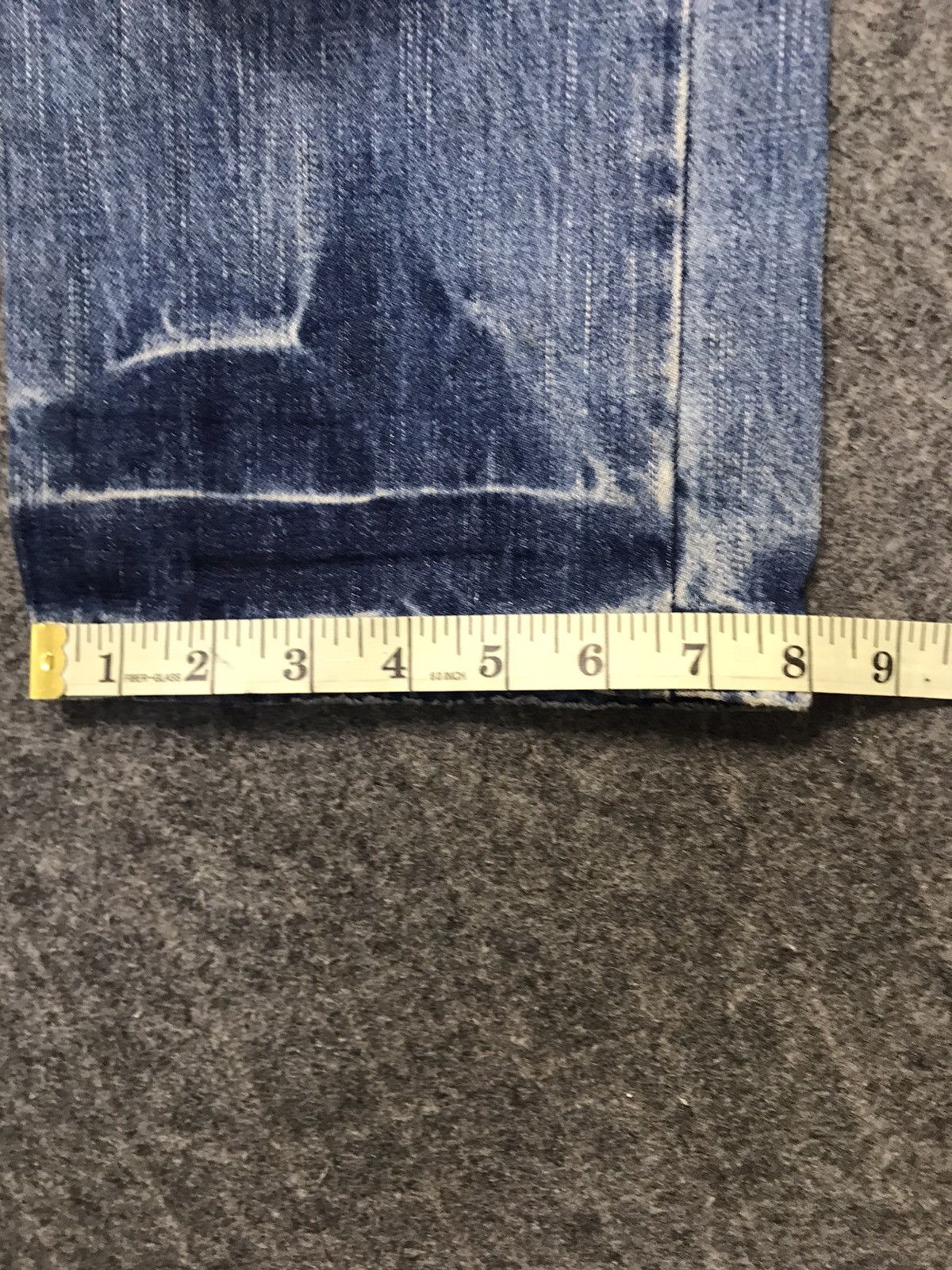 Japanese Brand Cook Jeans Straight Cut High Rise Denim Pants Size US 30 / EU 46 - 13 Thumbnail