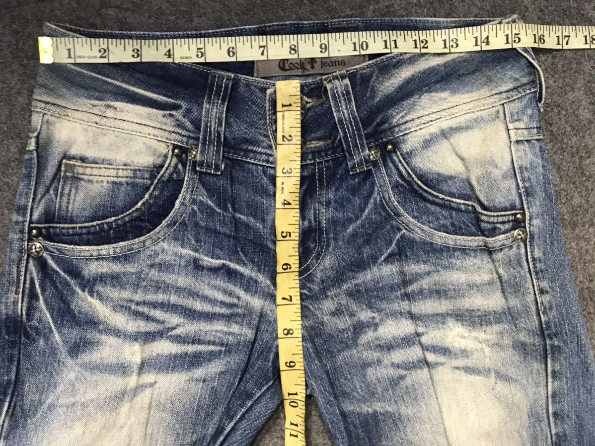 Japanese Brand Cook Jeans Straight Cut High Rise Denim Pants Size US 30 / EU 46 - 10 Thumbnail
