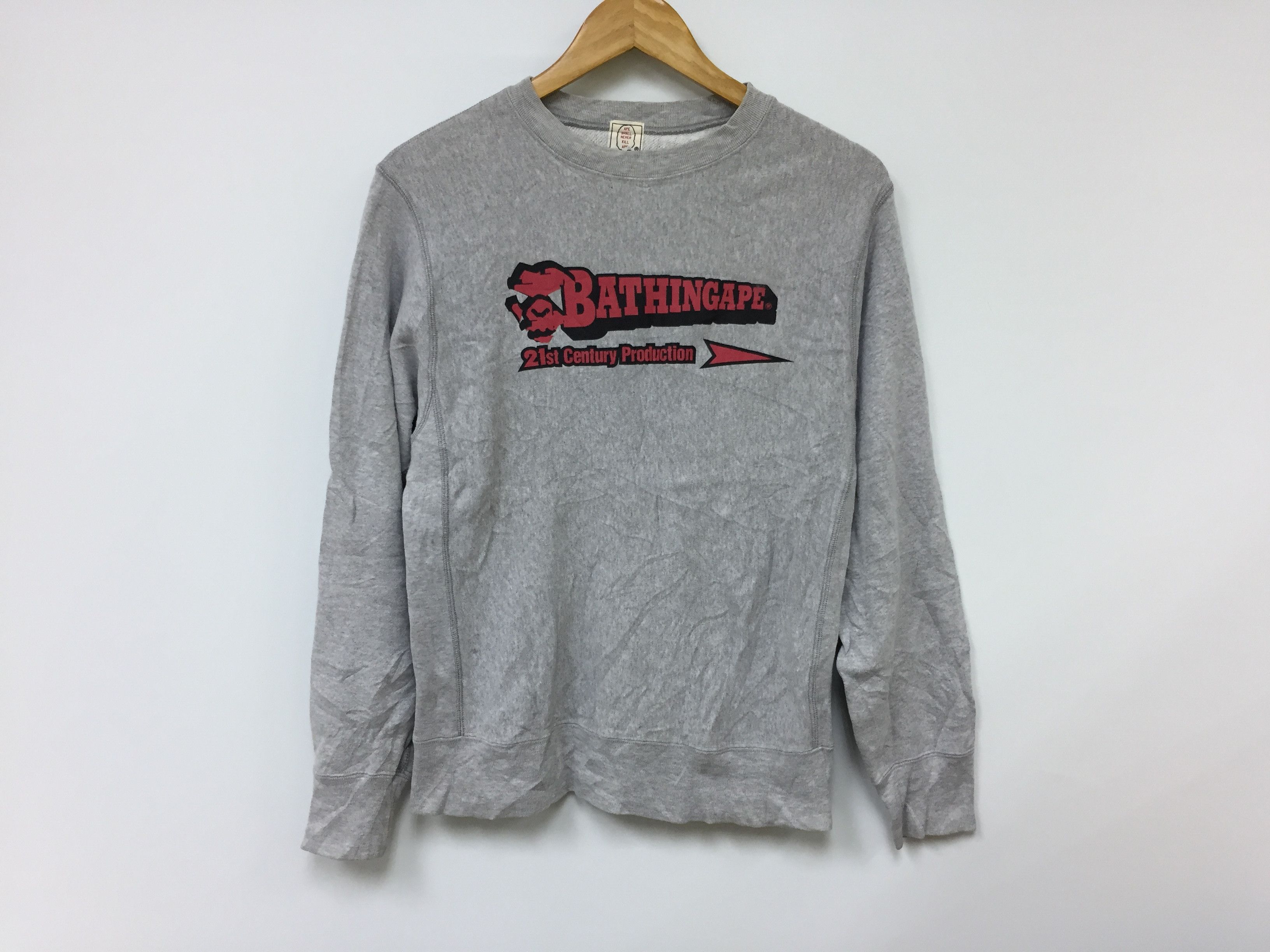 Bape 90’s 21st century production sweatshirt Size US XS / EU 42 / 0 - 2 Thumbnail