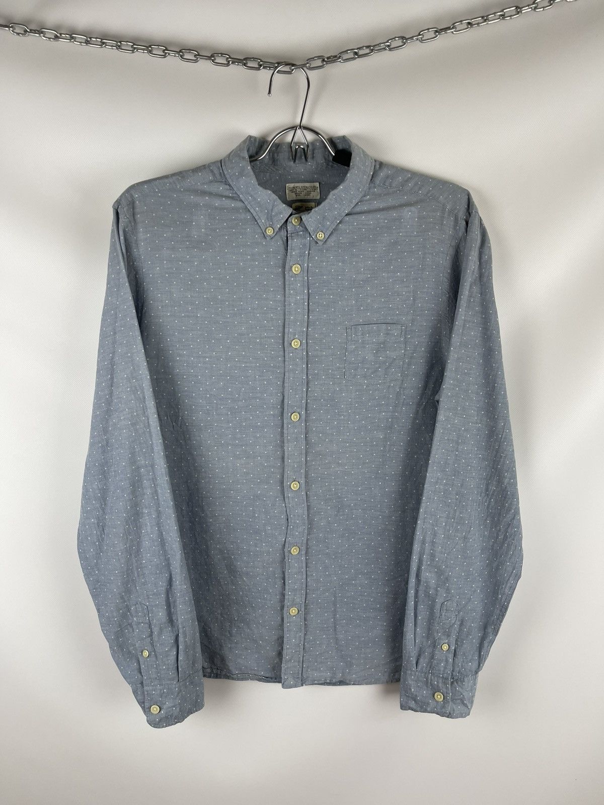 Allsaints Allsaints Japan made Everett L/Slv shirt dot pattern light Size US L / EU 52-54 / 3 - 1 Thumbnail
