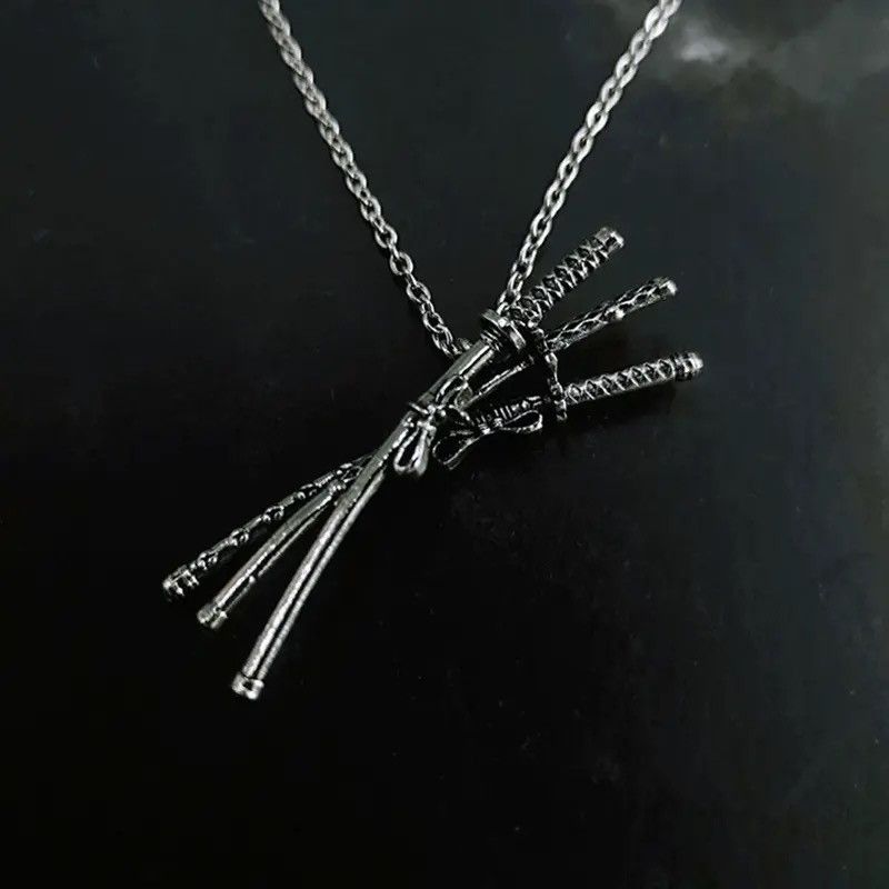 Jewelry Samurai Sword Pendant Necklace Size ONE SIZE - 3 Thumbnail