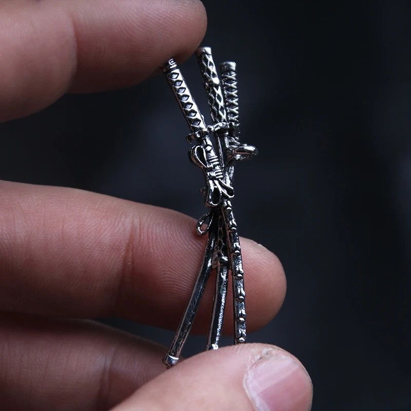Jewelry Samurai Sword Pendant Necklace Size ONE SIZE - 2 Thumbnail