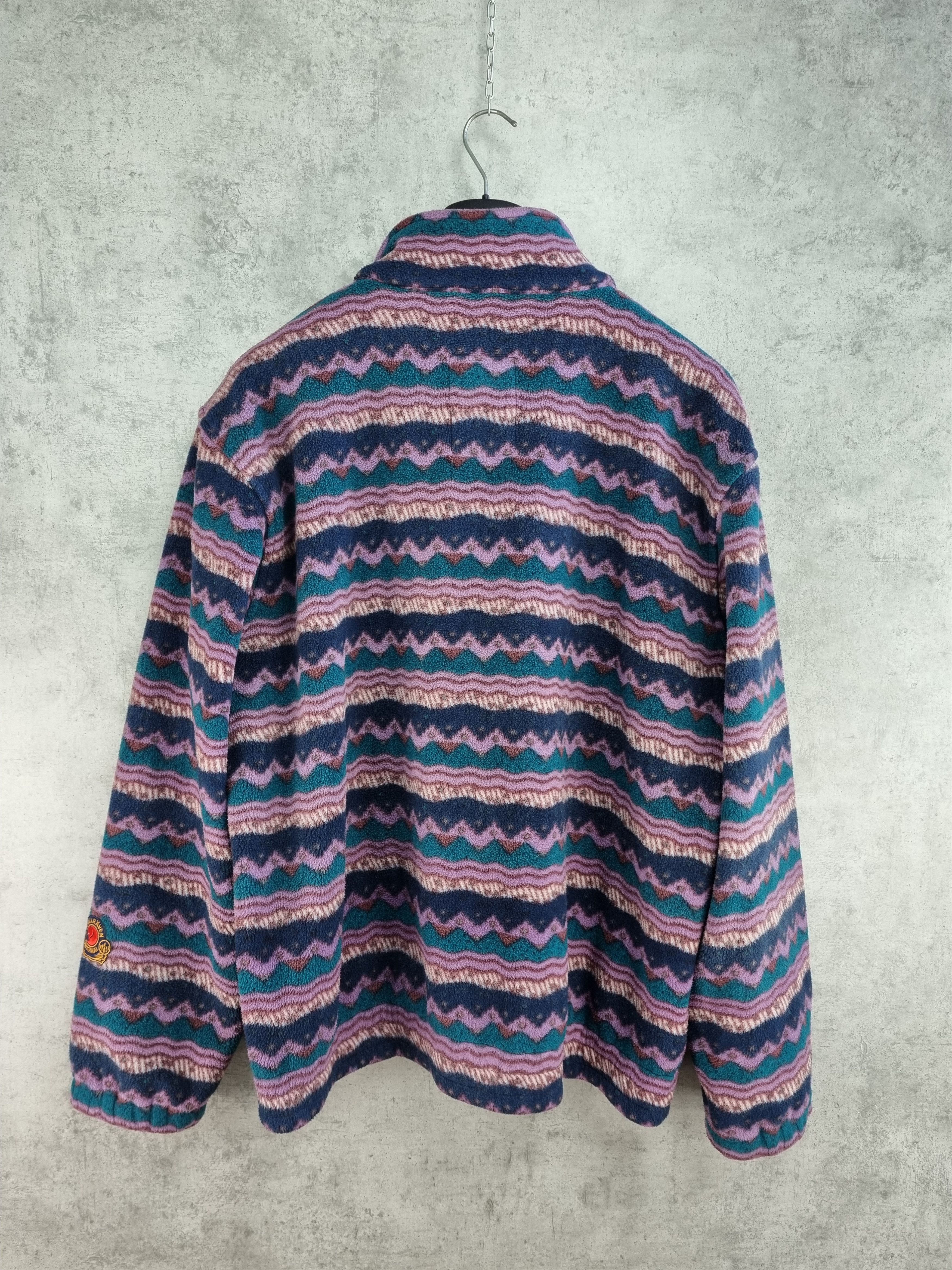 Fjallraven × Polartec 90s Heavy Fjallraven Navajo Vintage half buttons fleece Size US L / EU 52-54 / 3 - 4 Thumbnail