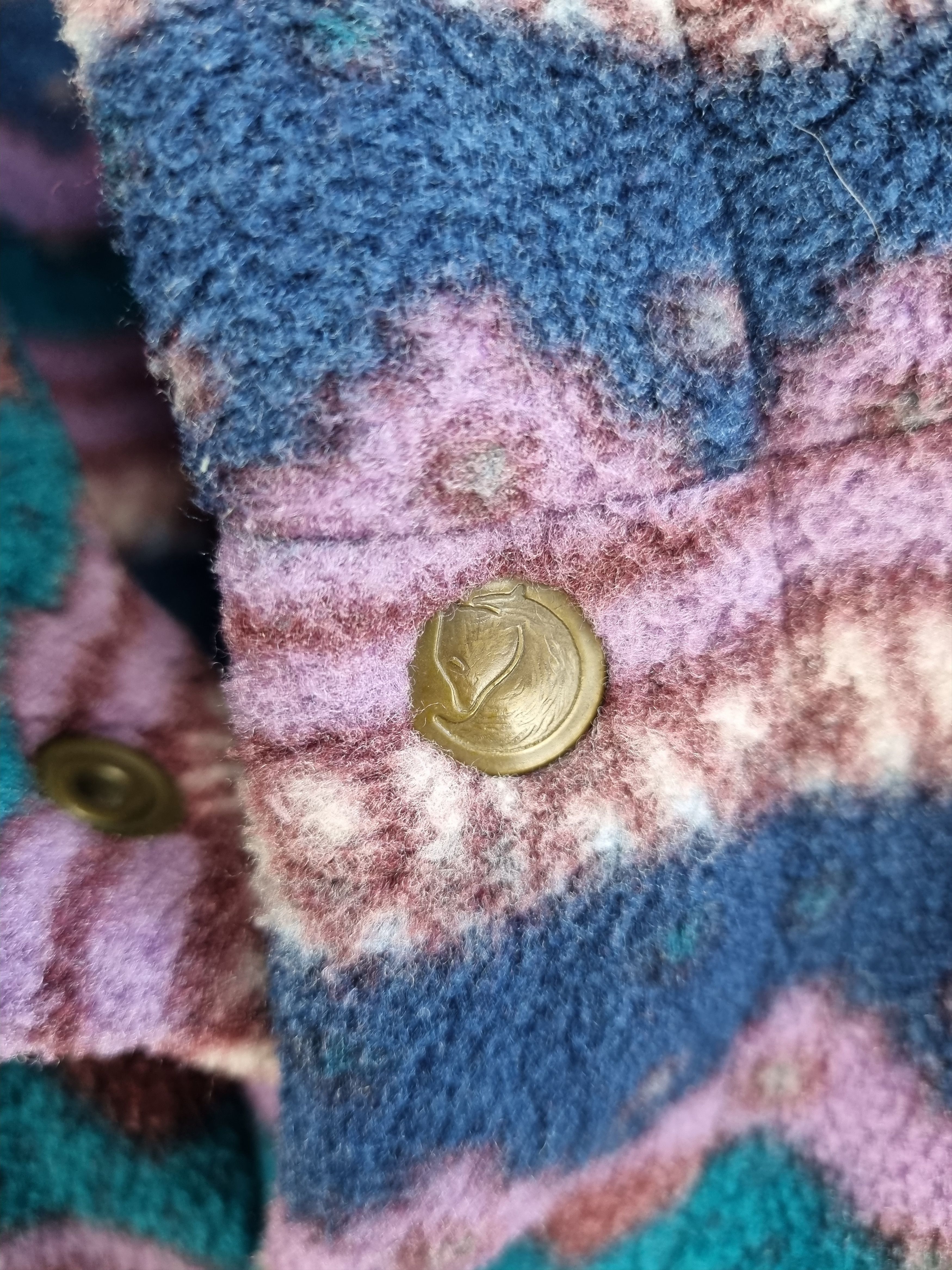 Fjallraven × Polartec 90s Heavy Fjallraven Navajo Vintage half buttons fleece Size US L / EU 52-54 / 3 - 13 Thumbnail