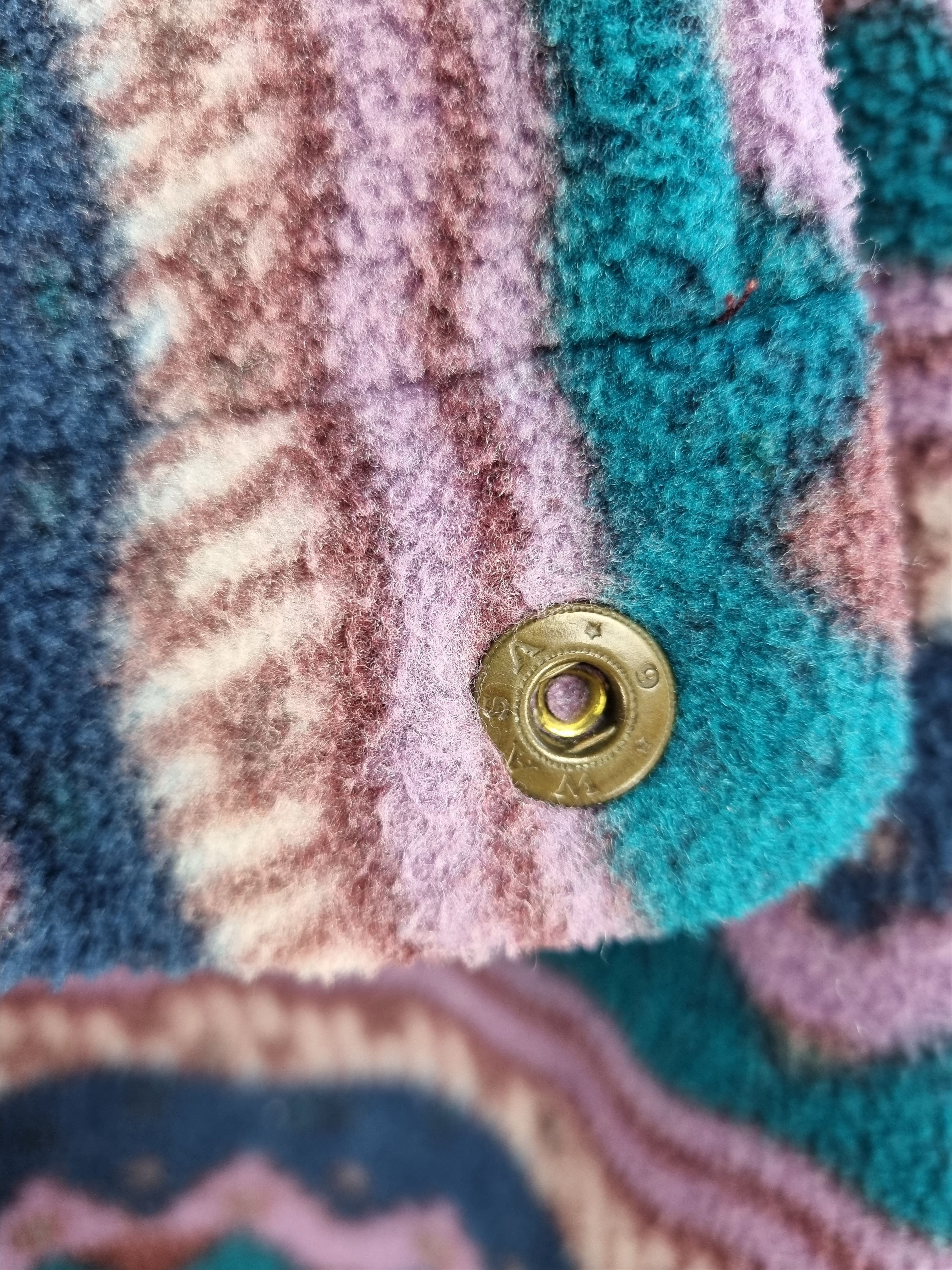 Fjallraven × Polartec 90s Heavy Fjallraven Navajo Vintage half buttons fleece Size US L / EU 52-54 / 3 - 12 Thumbnail