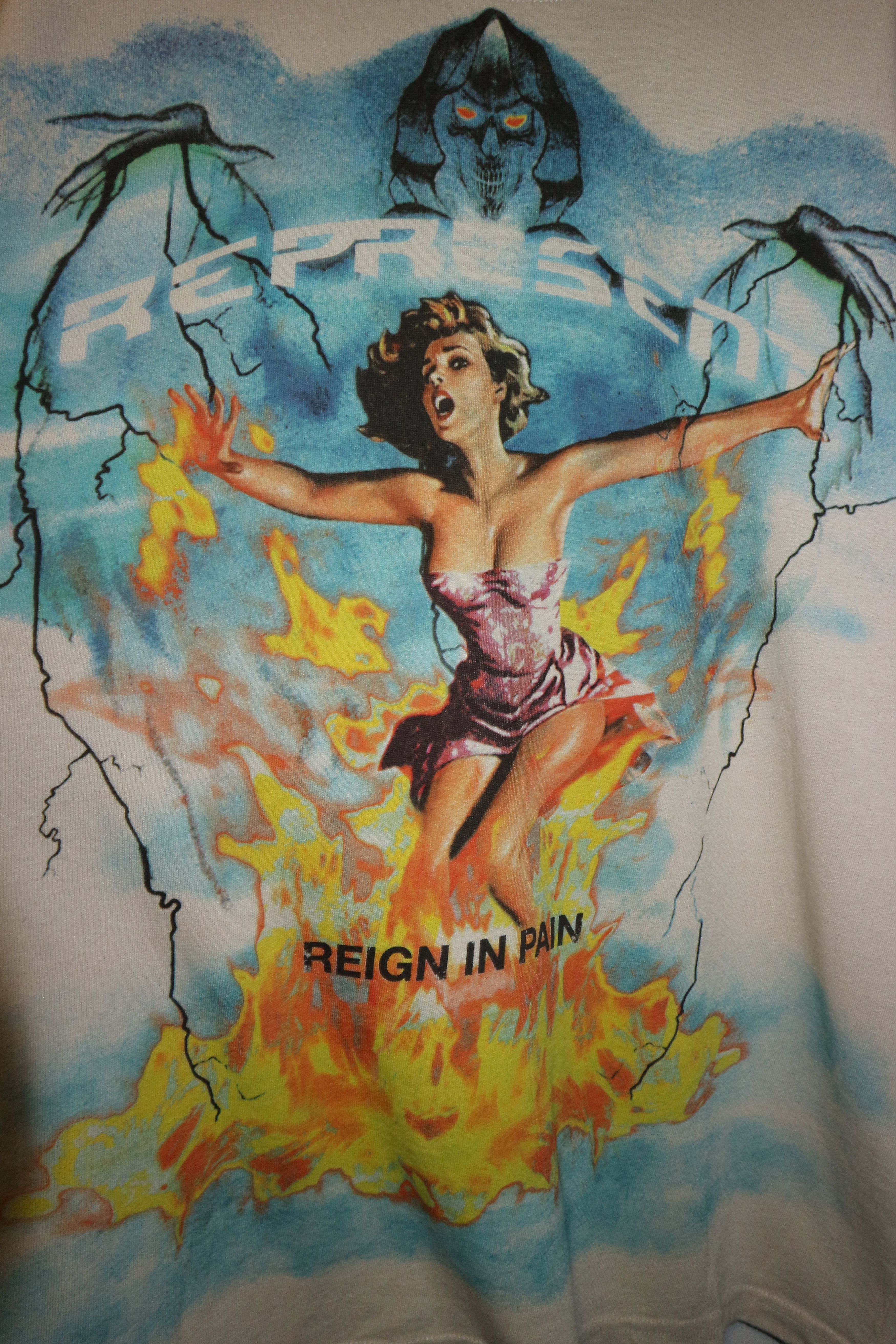 Represent Clo. REIGN IN PAIN PRINT T-SHIRT Size US M / EU 48-50 / 2 - 4 Thumbnail