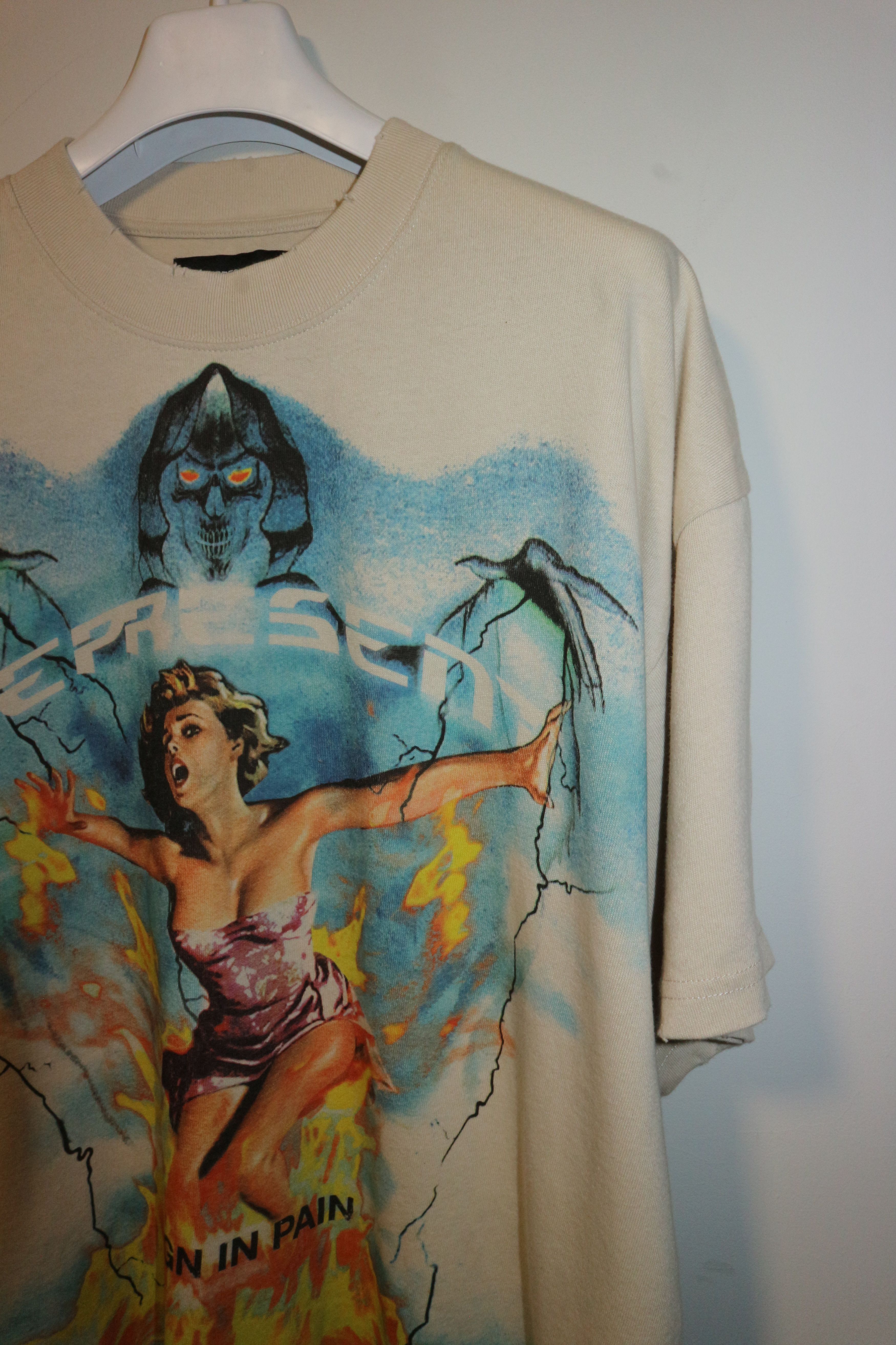 Represent Clo. REIGN IN PAIN PRINT T-SHIRT Size US M / EU 48-50 / 2 - 2 Thumbnail