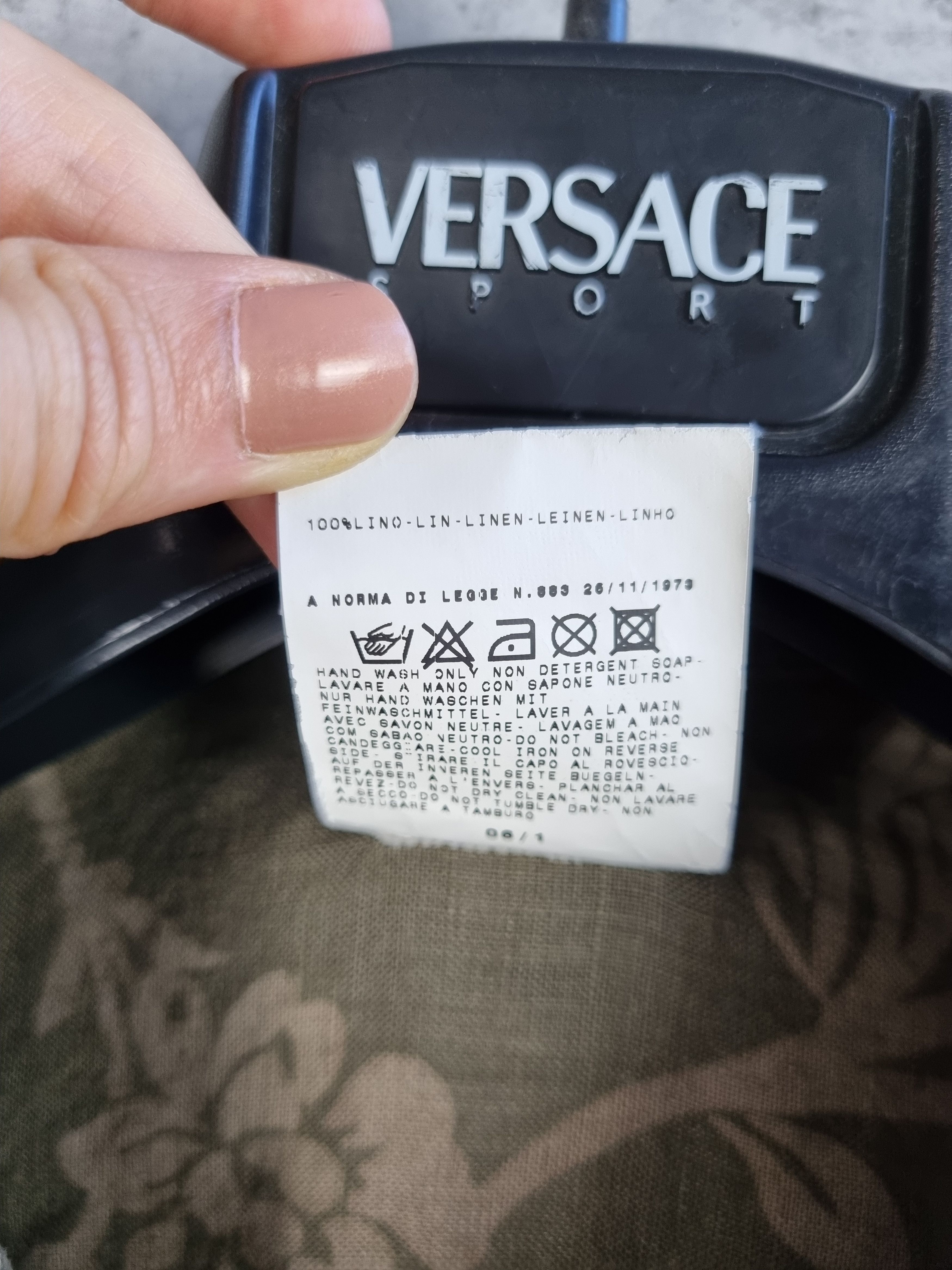 Gianni Valentino × Versace × Versace Jeans Couture Rare Linen Versace Jeans Couture Shirt Size US L / EU 52-54 / 3 - 7 Thumbnail