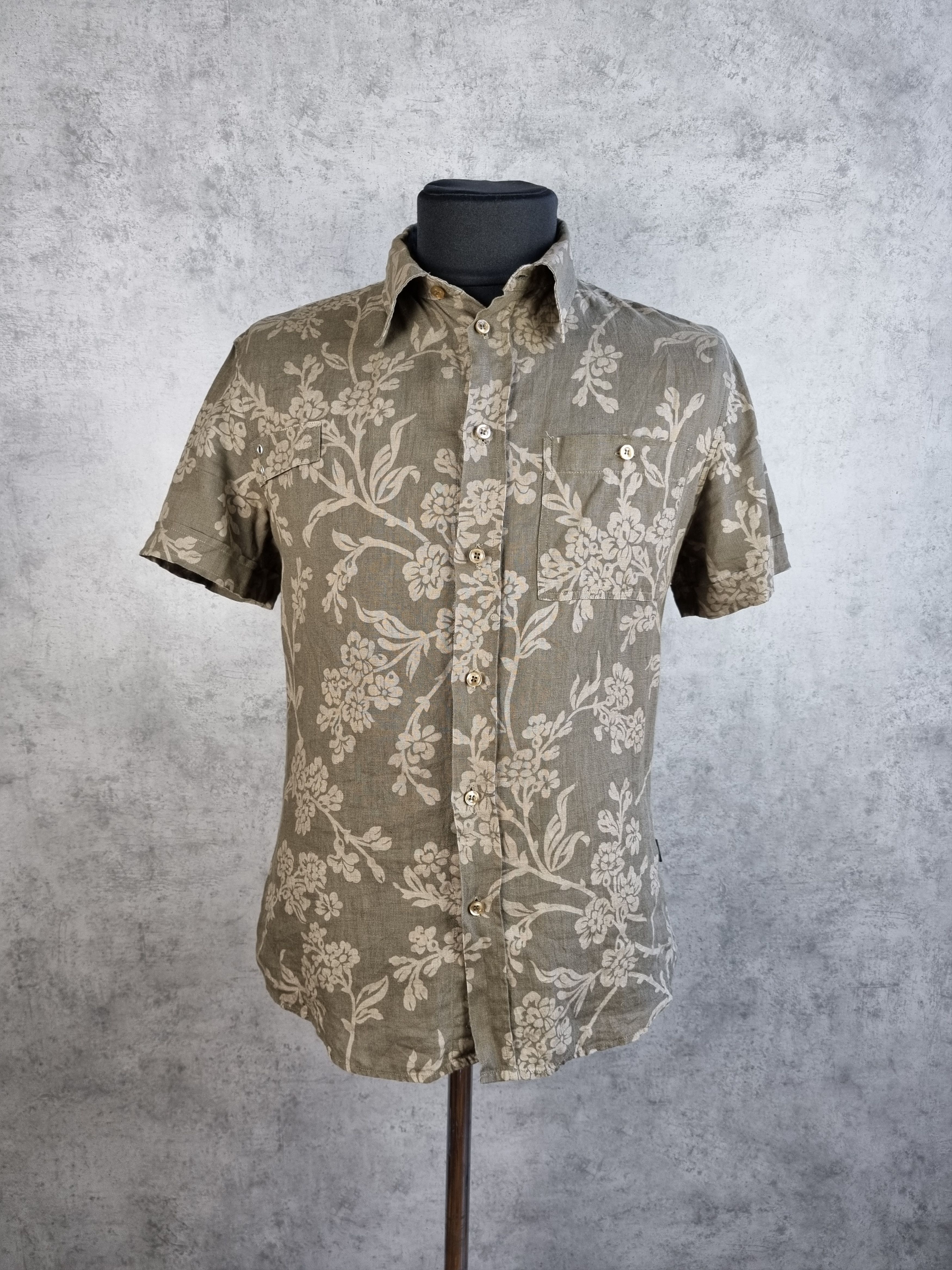 Gianni Valentino × Versace × Versace Jeans Couture Rare Linen Versace Jeans Couture Shirt Size US L / EU 52-54 / 3 - 2 Thumbnail