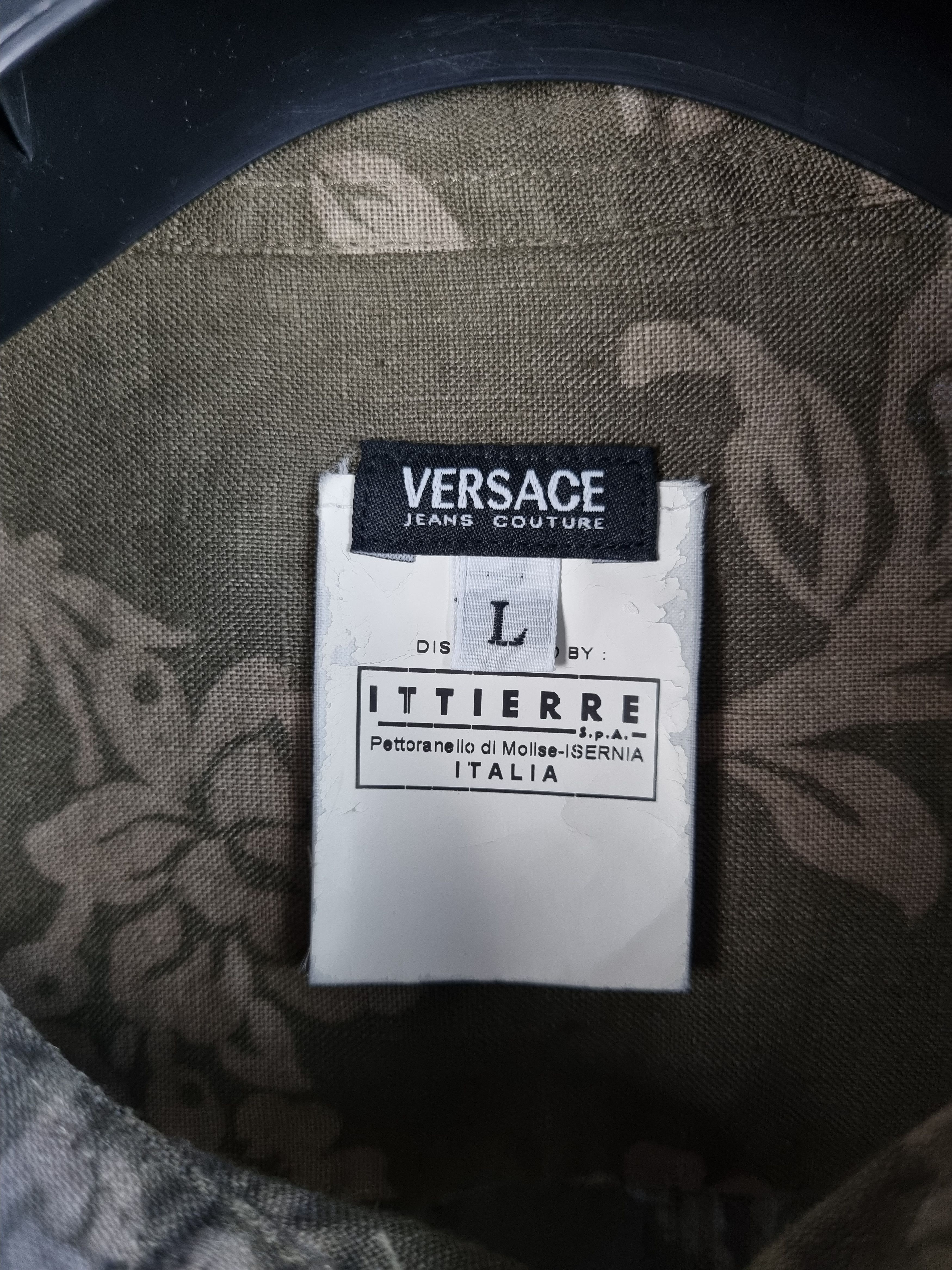 Gianni Valentino × Versace × Versace Jeans Couture Rare Linen Versace Jeans Couture Shirt Size US L / EU 52-54 / 3 - 8 Thumbnail