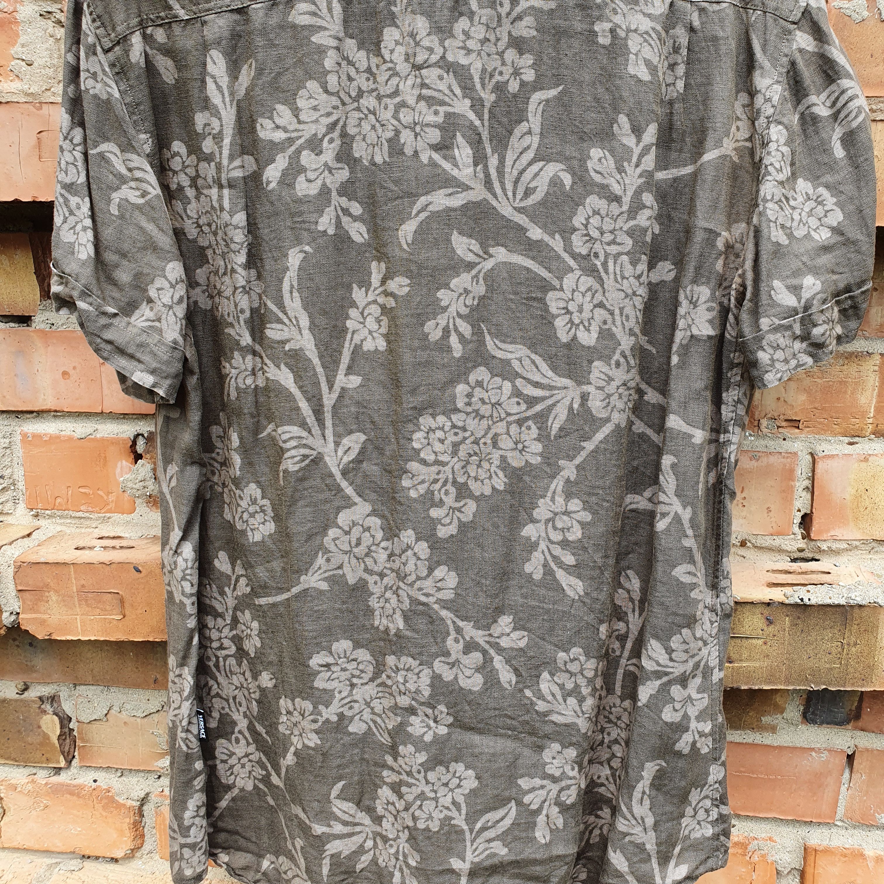 Gianni Valentino × Versace × Versace Jeans Couture Rare Linen Versace Jeans Couture Shirt Size US L / EU 52-54 / 3 - 5 Thumbnail