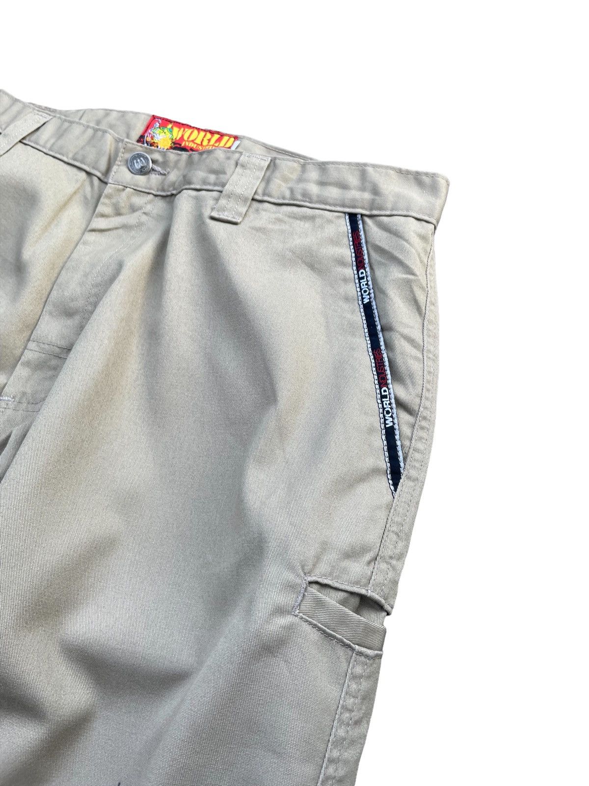 Vintage Vintage Baggy World Industries Skate Trouser Size US 35 - 6 Thumbnail