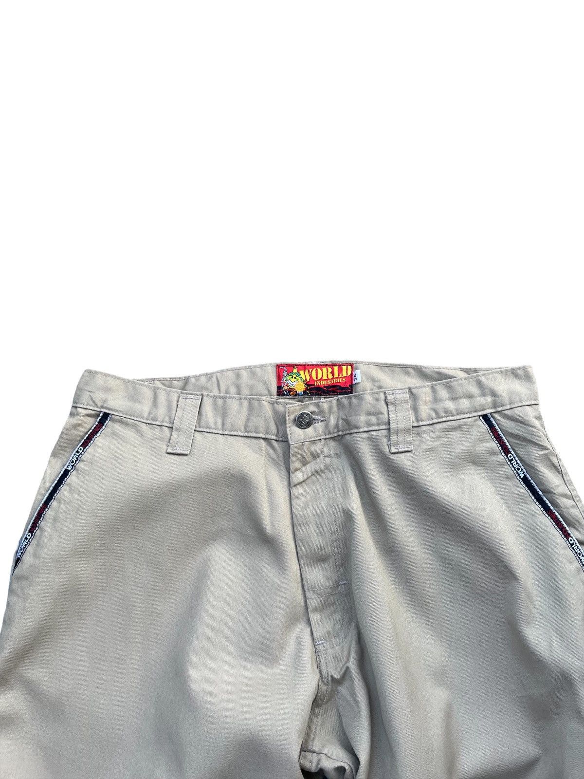 Vintage Vintage Baggy World Industries Skate Trouser Size US 35 - 7 Thumbnail