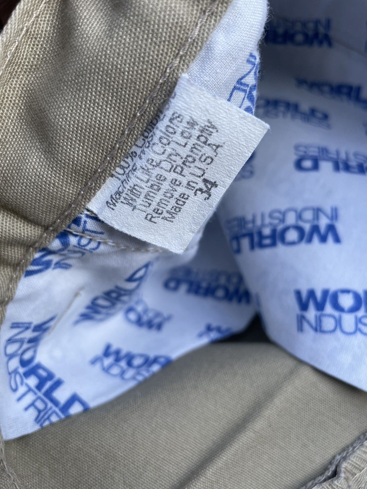 Vintage Vintage Baggy World Industries Skate Trouser Size US 35 - 12 Thumbnail