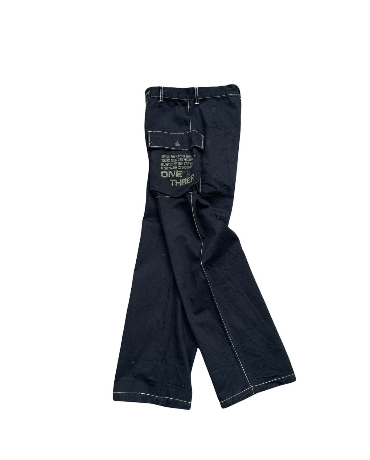 If Six Was Nine × Le Grande Bleu (L.G.B.) One Tree Japan Military Inspired Trousser Size US 27 - 7 Thumbnail