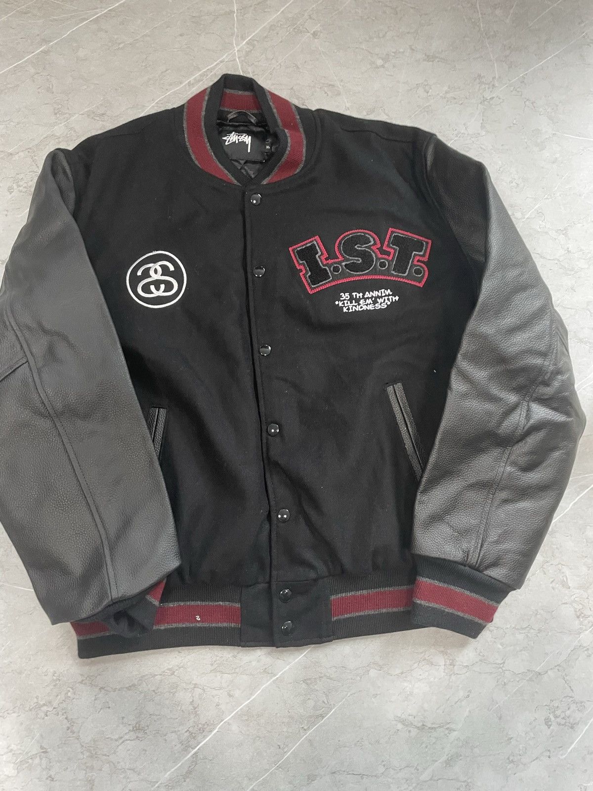 Stüssy 35th Anniversary Varsity Jacket Stussy 35th anniversary international tribe varsity XL | Grailed