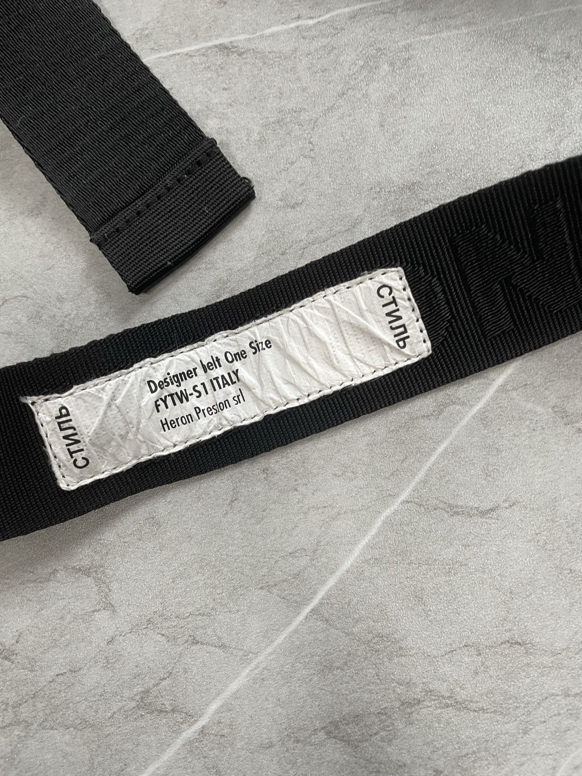 Heron Preston Belt 34 Size ONE SIZE - 3 Thumbnail