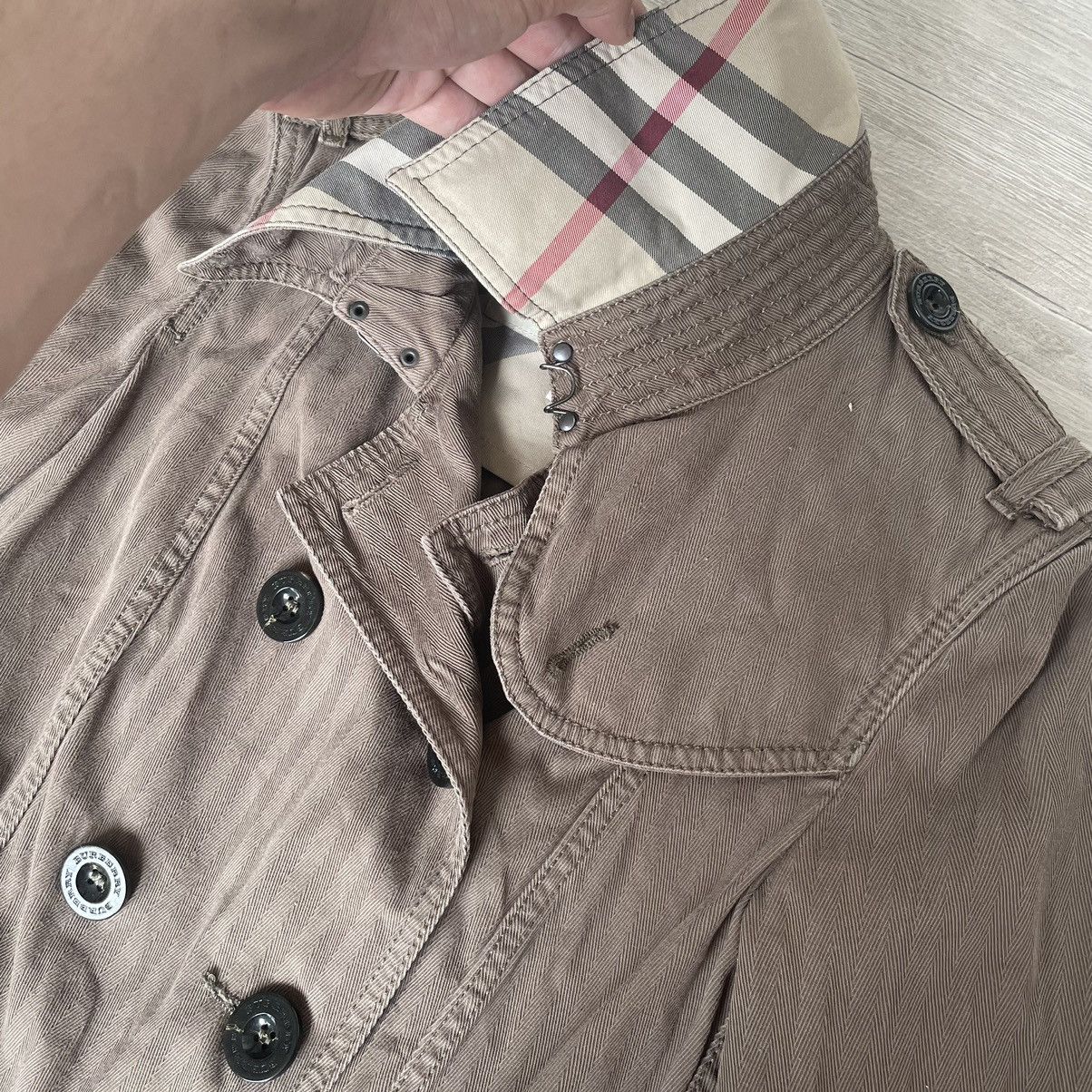 Burberry × Vintage Burberry blazer jacket Size M / US 6-8 / IT 42-44 - 5 Thumbnail
