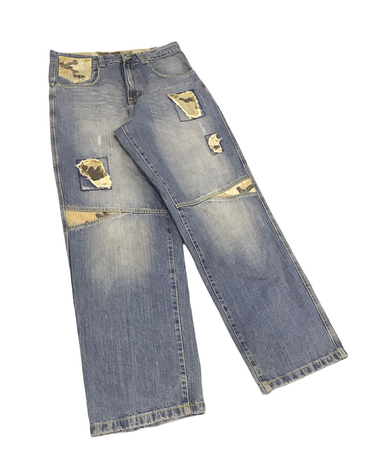 Southpole Vintage Southpole Patches Baggy Jeans Size US 32 / EU 48 - 2 Thumbnail