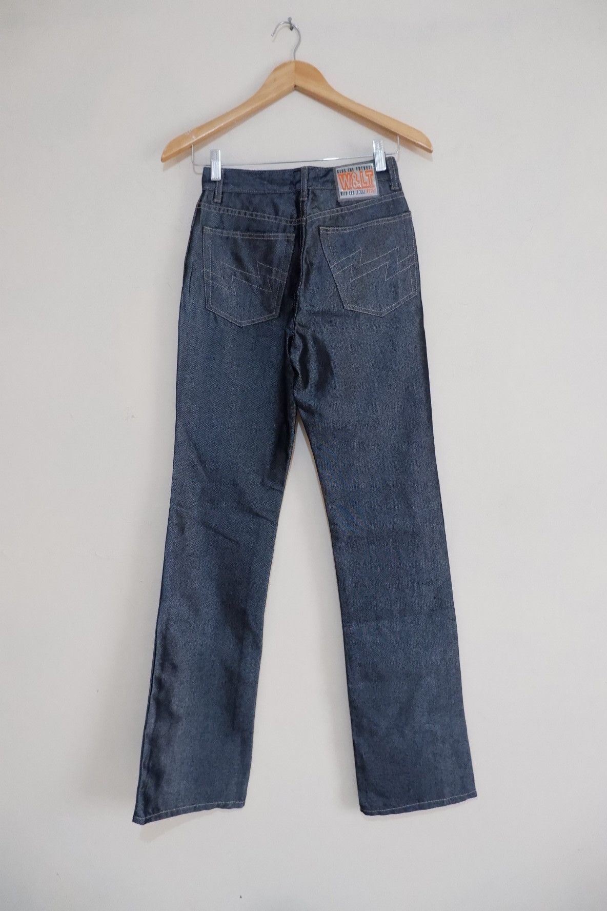 W& LT Walter Van Beirendonck Shinning Metallic Jeans
