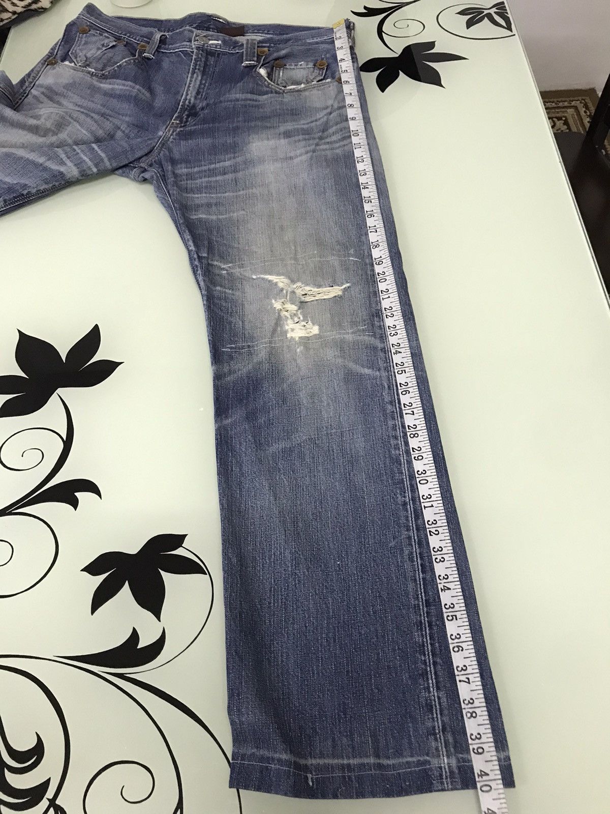 Levi's Vintage Clothing Vintage Levis Distressed Denim Jeans Size US 34 / EU 50 - 25 Thumbnail