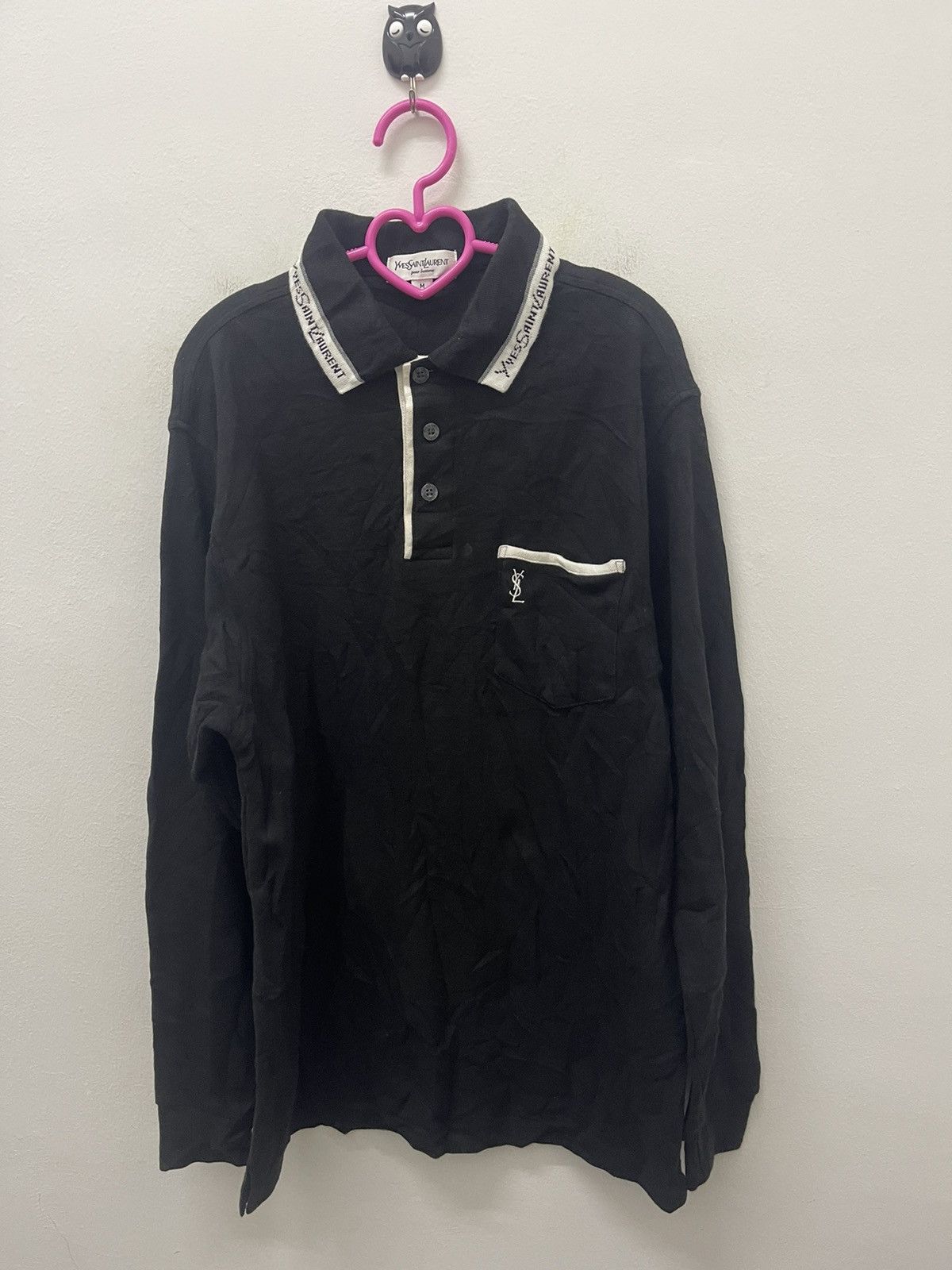 image of Vintage YSL YVES Saint Laurent Pour Homme Single Pocket in Black, Men's (Size Medium)