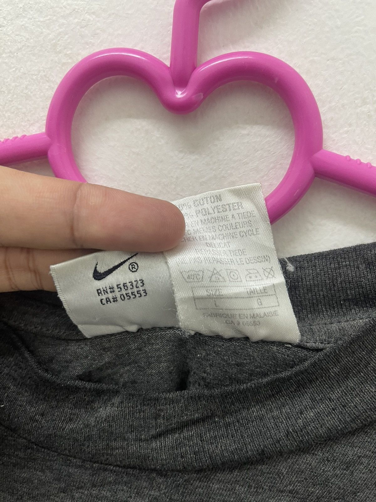 Nike Rare Vintage NIKE Swoosh Big Logo Size US L / EU 52-54 / 3 - 4 Thumbnail
