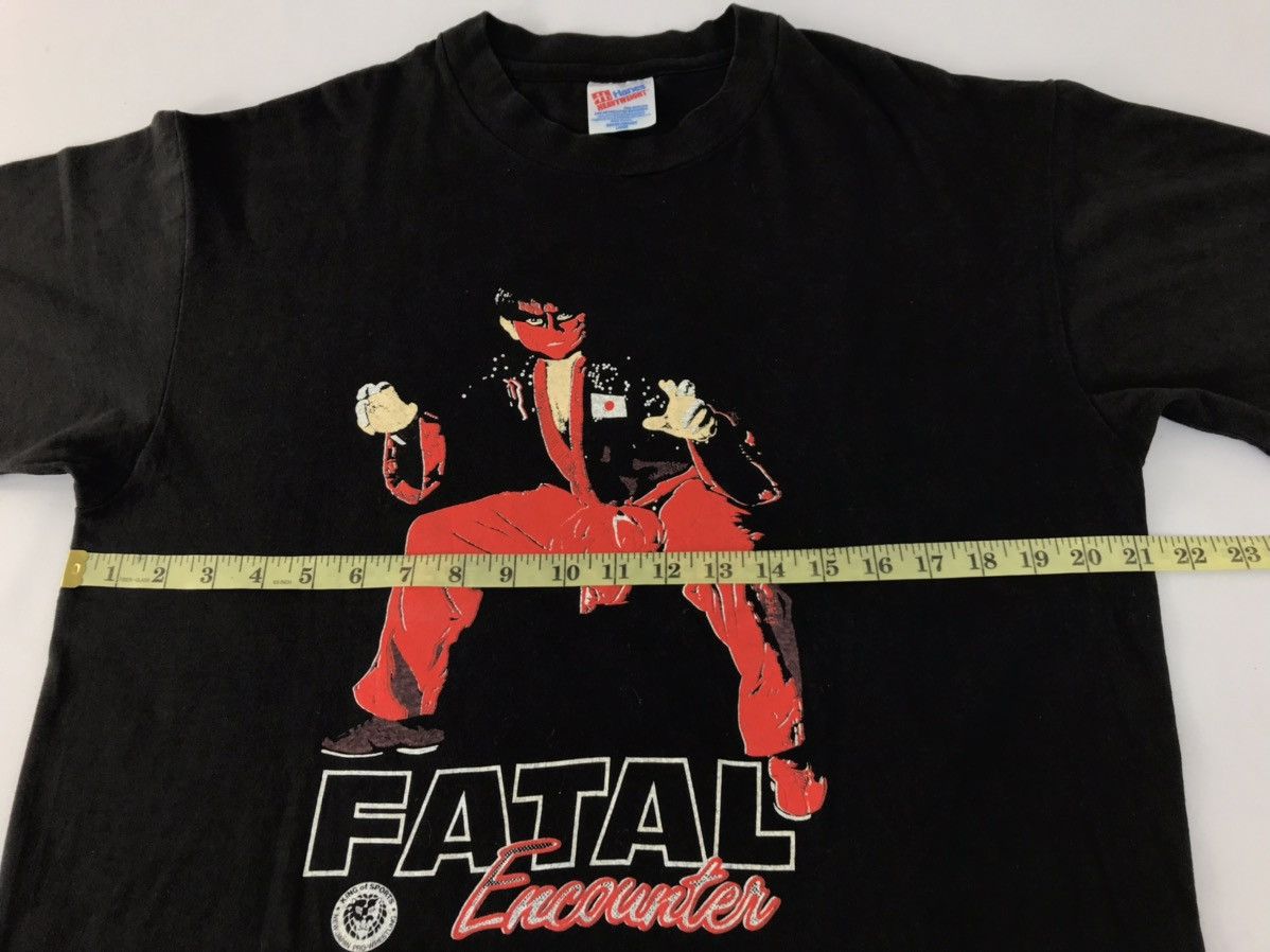 Hanes Vintage 90s Fatal Encounter WWF Japan Pro Wrestling Tee Size US L / EU 52-54 / 3 - 7 Thumbnail