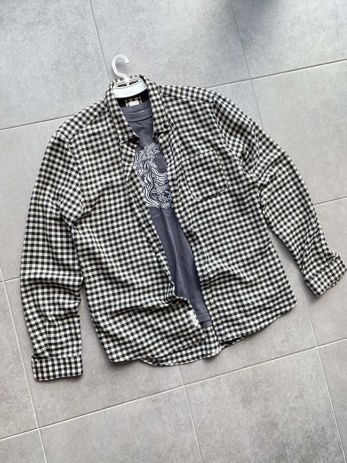 Flannel Flannel Checkered Shirt Travis Style Size US L / EU 52-54 / 3 - 1 Thumbnail